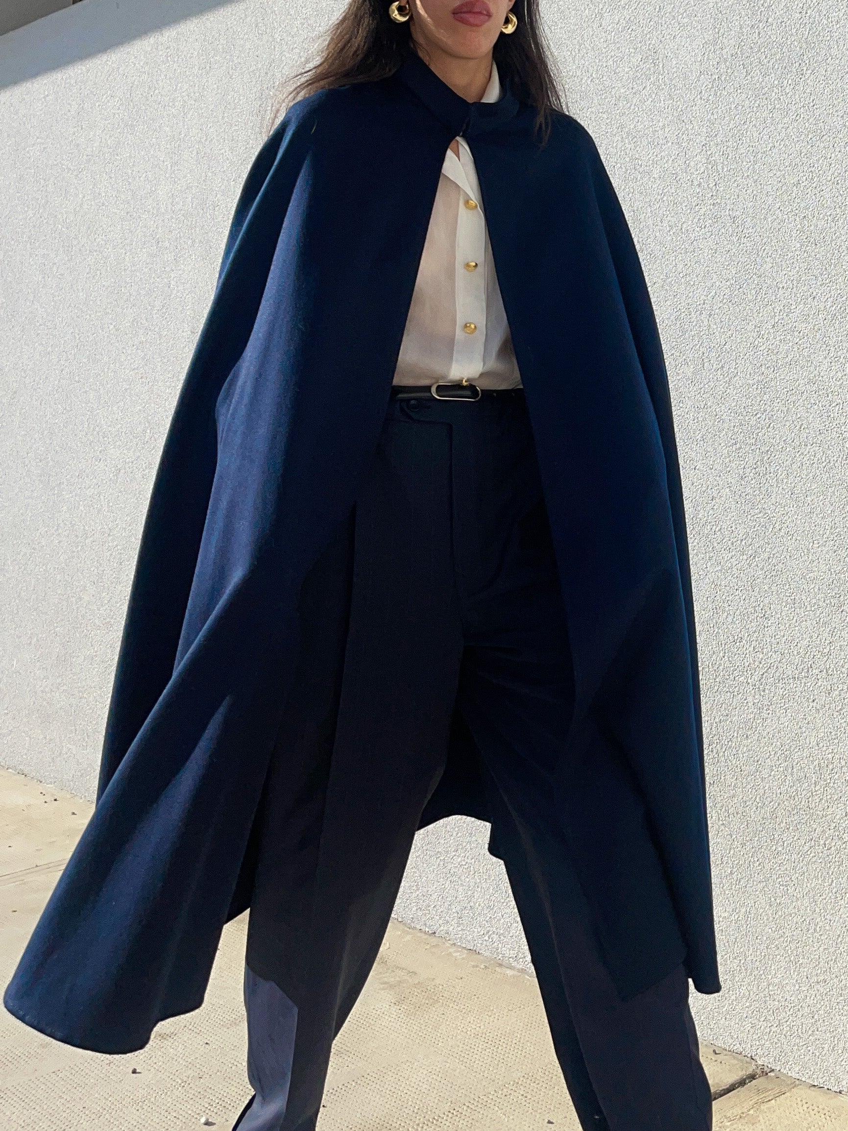 Wool cape