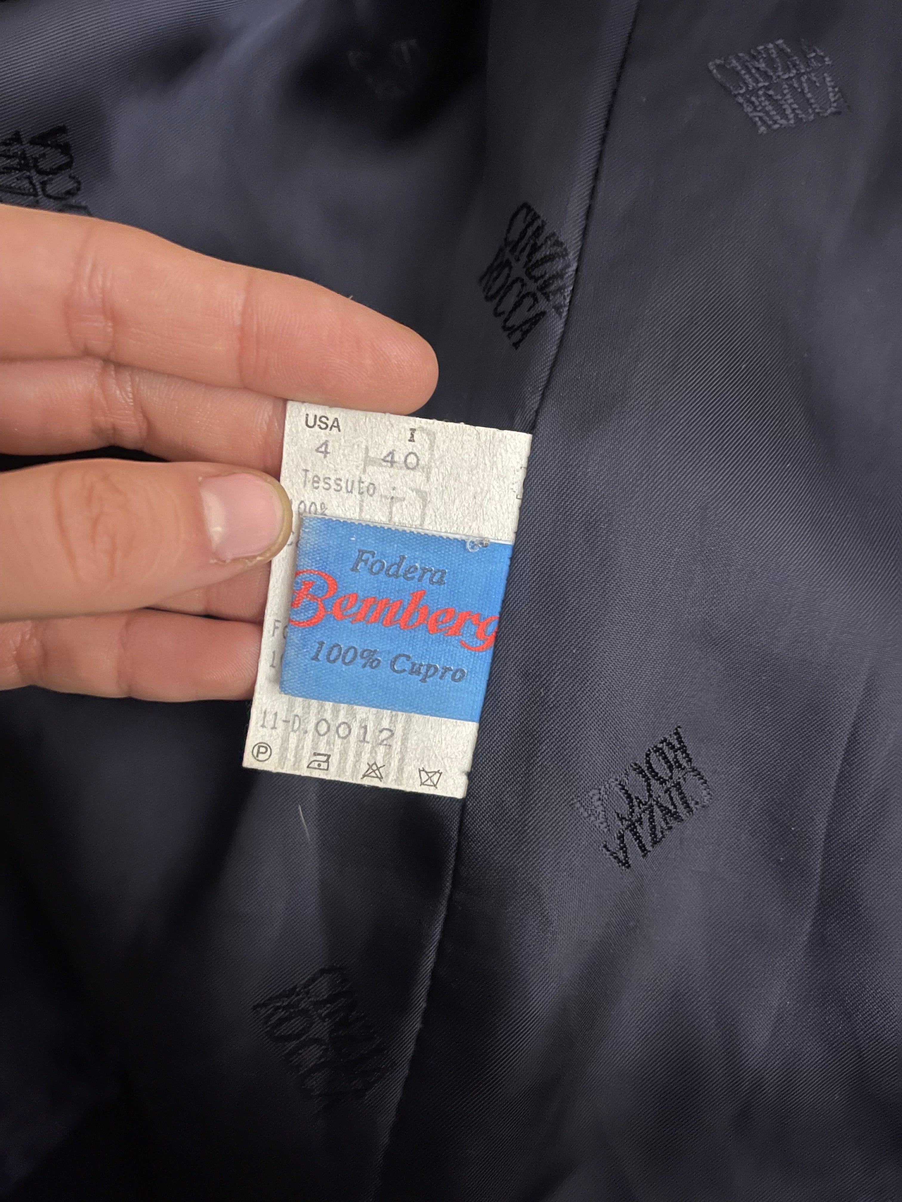 CINIZIA ROCCA 100 cashmere blue coat