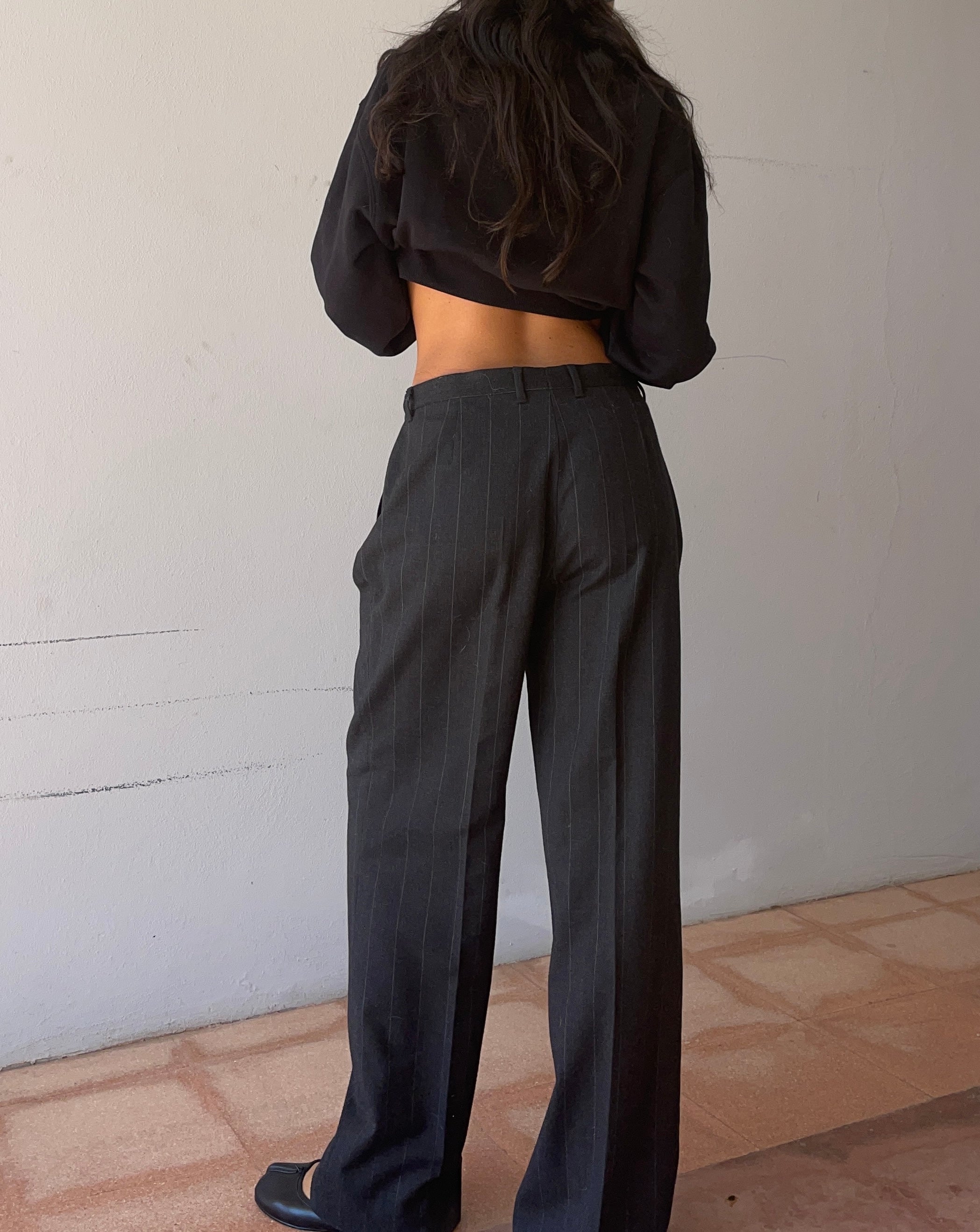 Gessato suit
