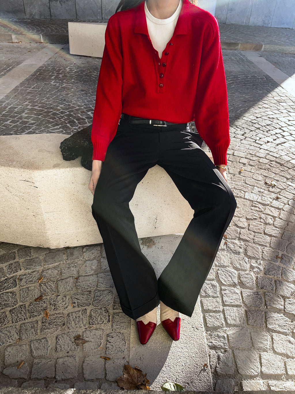 Pierre Cardin red polo*