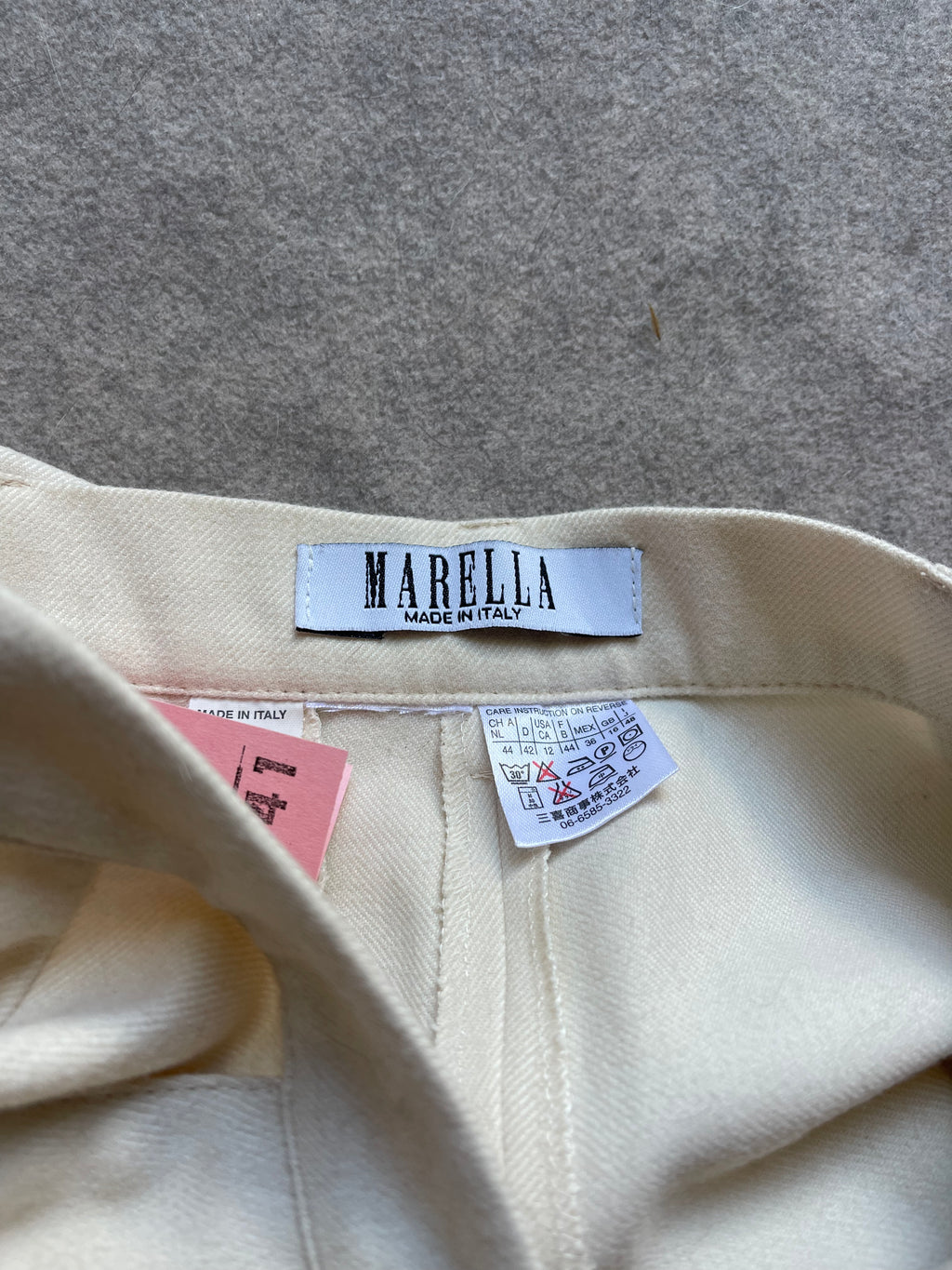White marella trousers