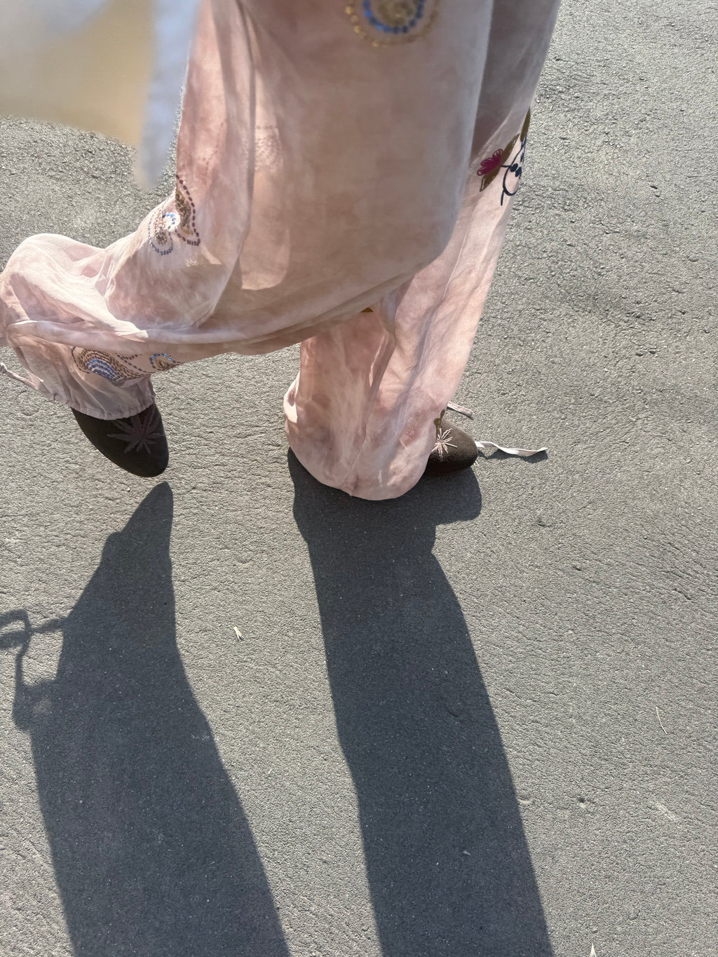 100 silk trousers