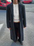 Papessa extra LONG grey coat