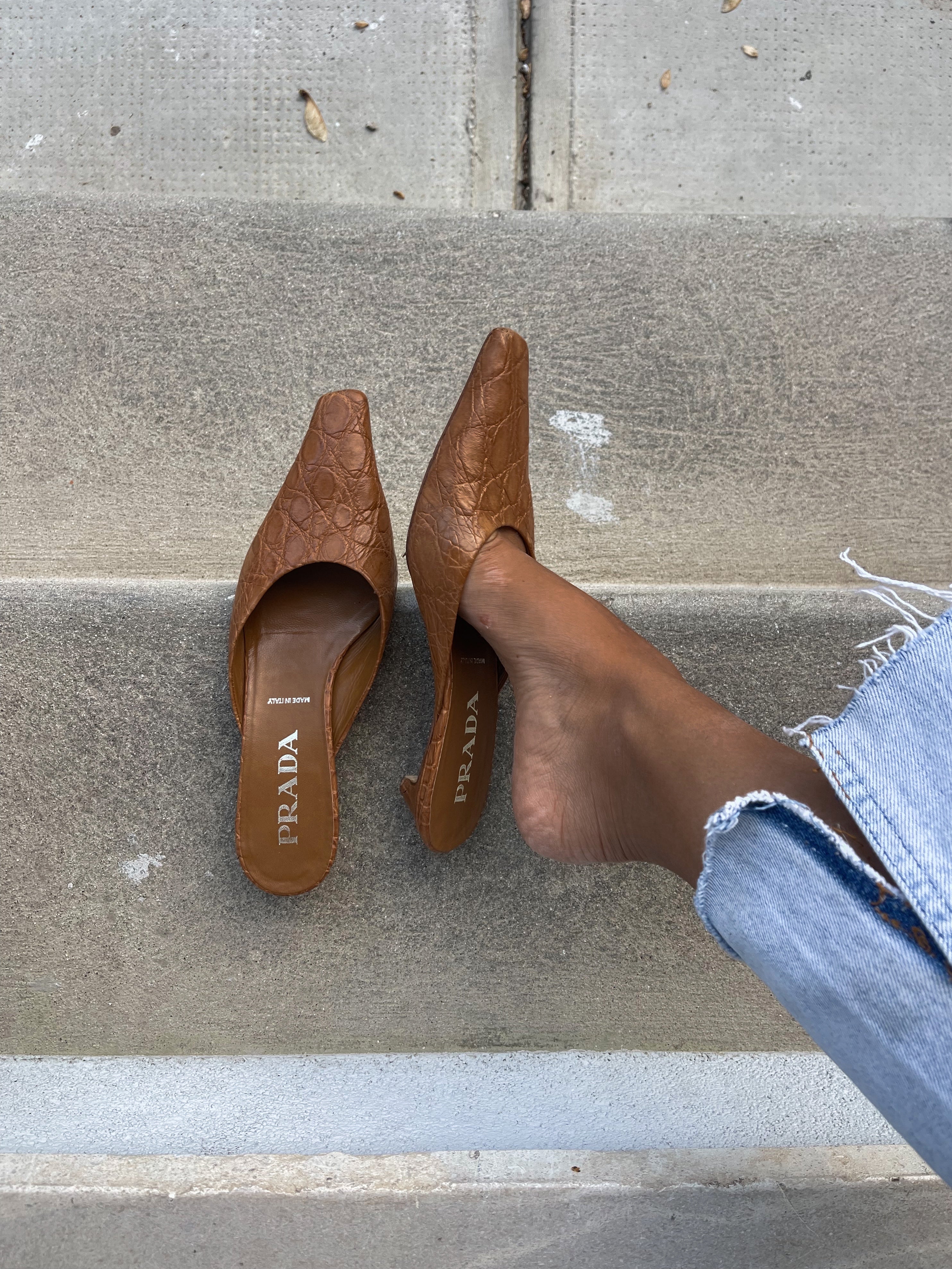 Vintage Prada mules