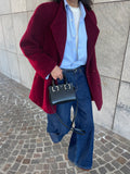 Burgundy VINTAGE short coat