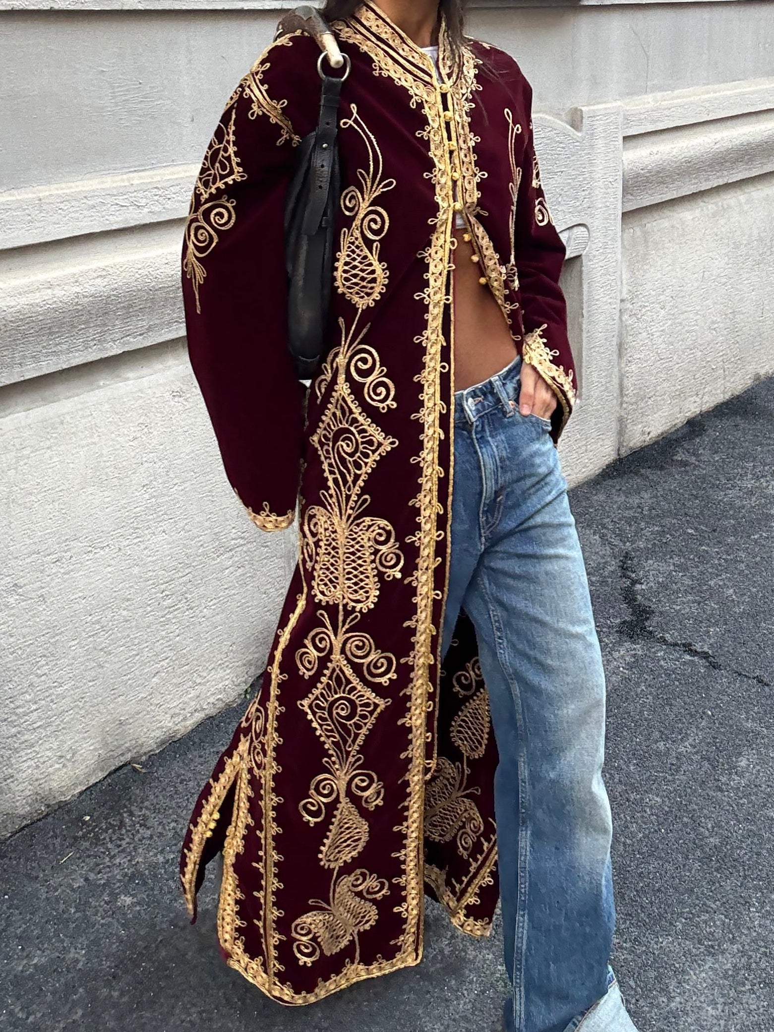 Radical chic queen coat