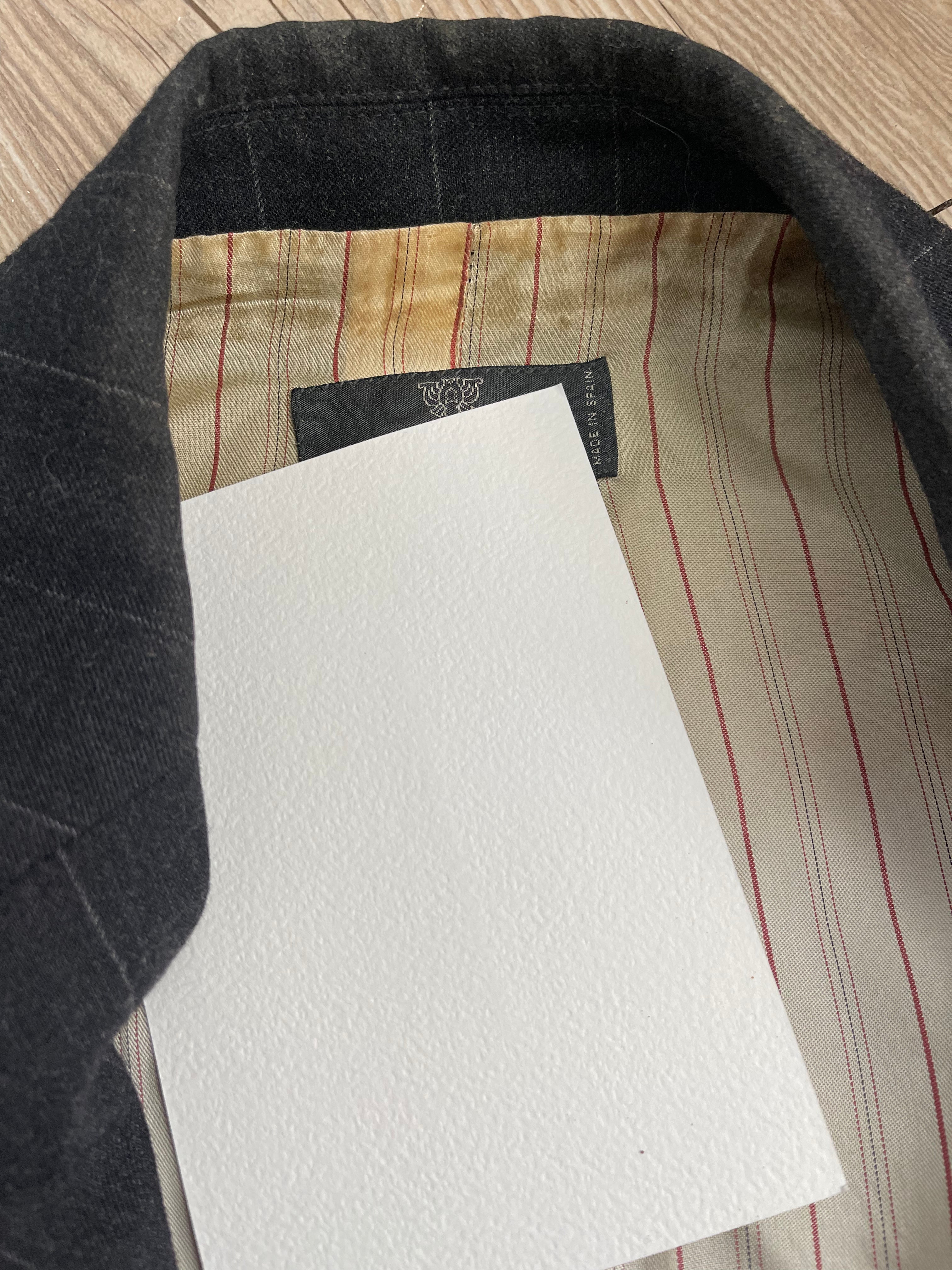 Gessato suit