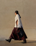 100 cotton brown skirt