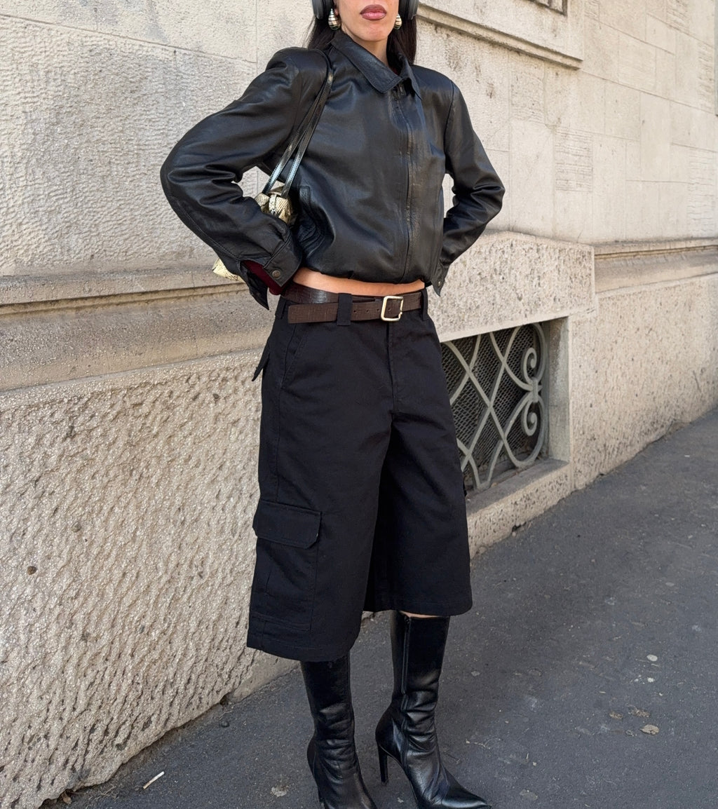 Leather jacket/ bomber