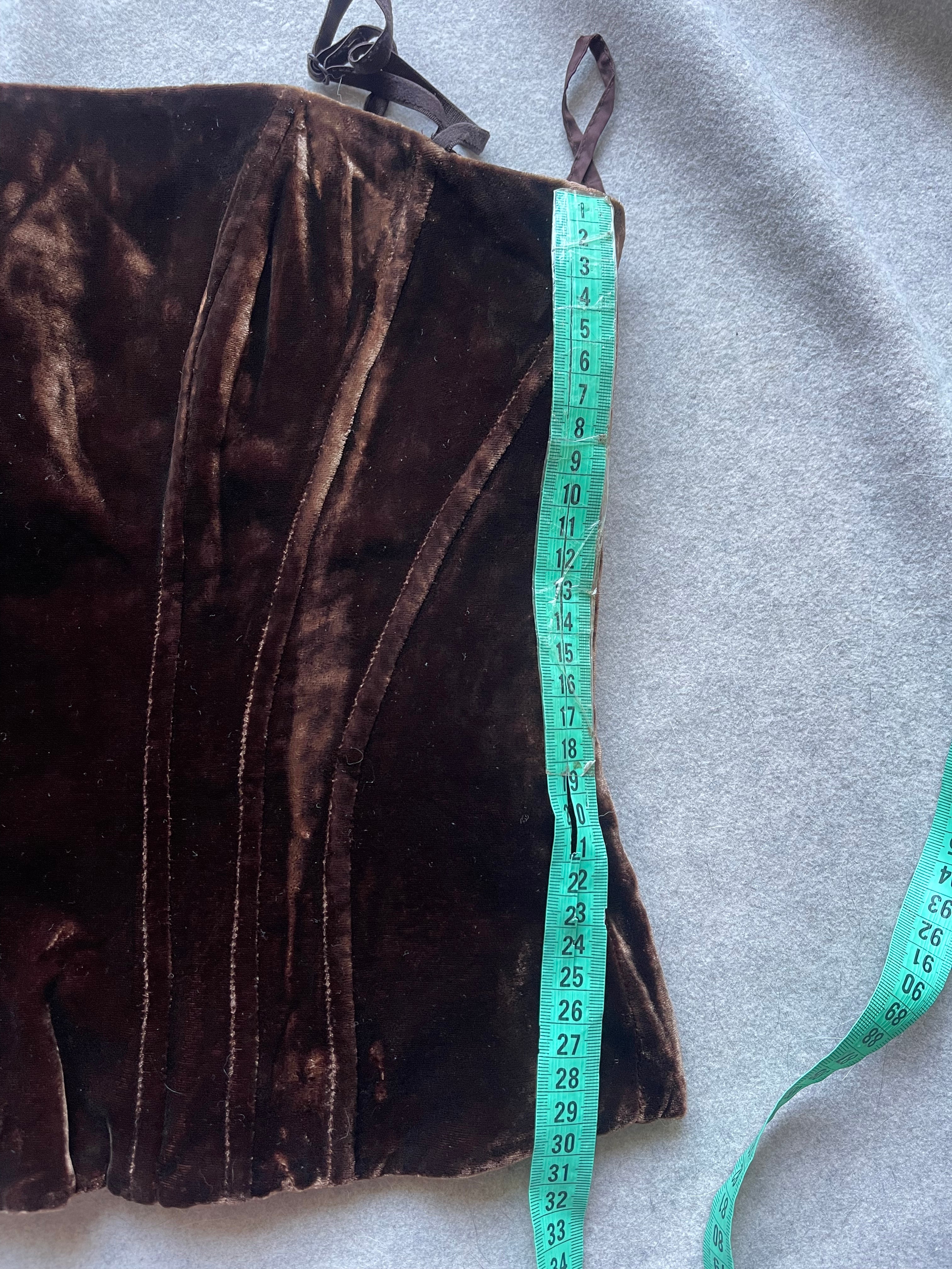 Luisa Spagnoli Velvet silk bustier