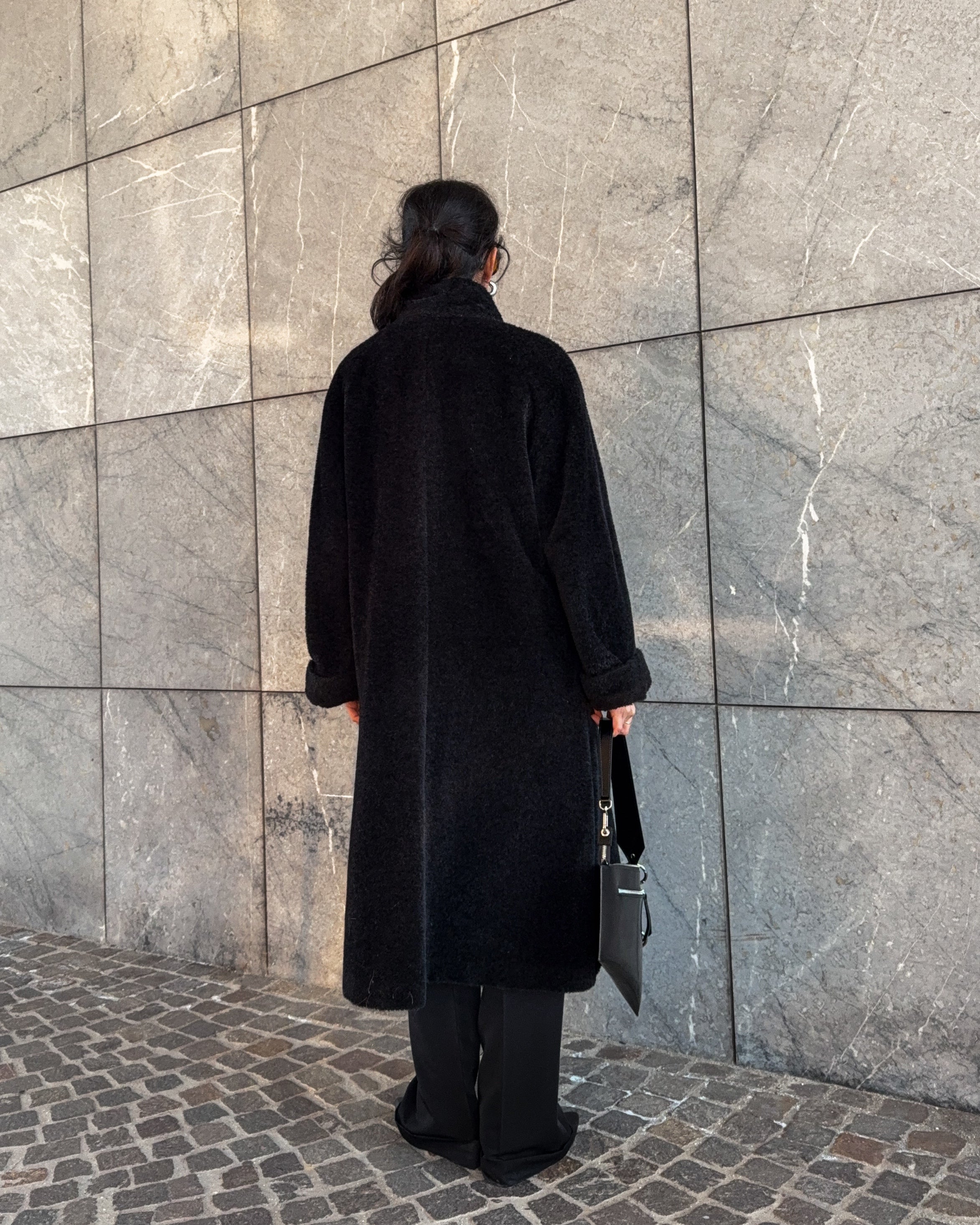 Black Alpaca coat