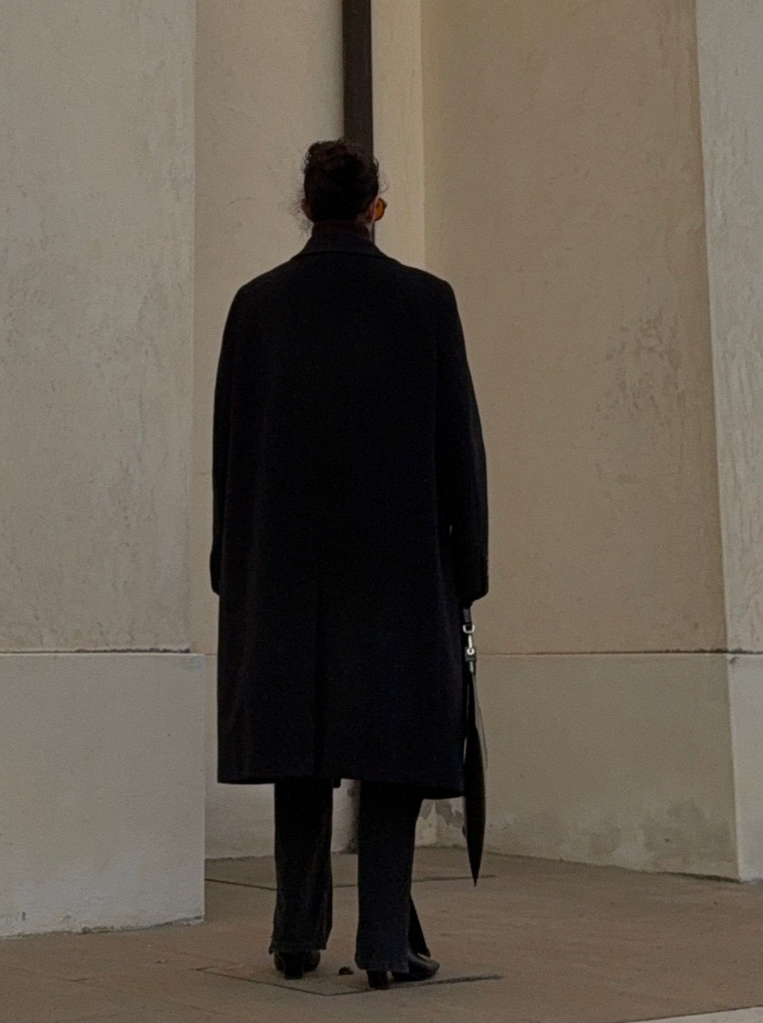 Grey coat