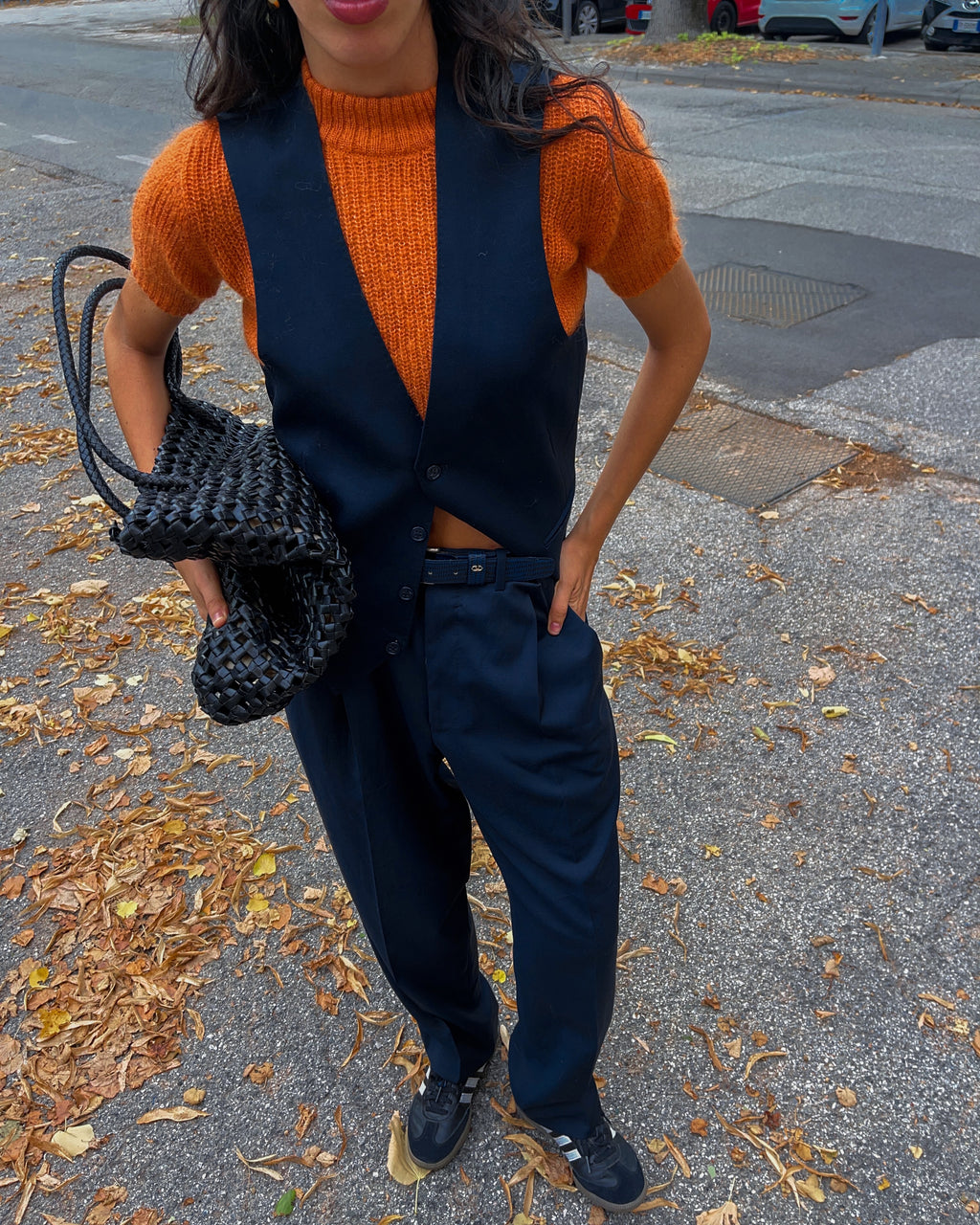 Mohair orange top