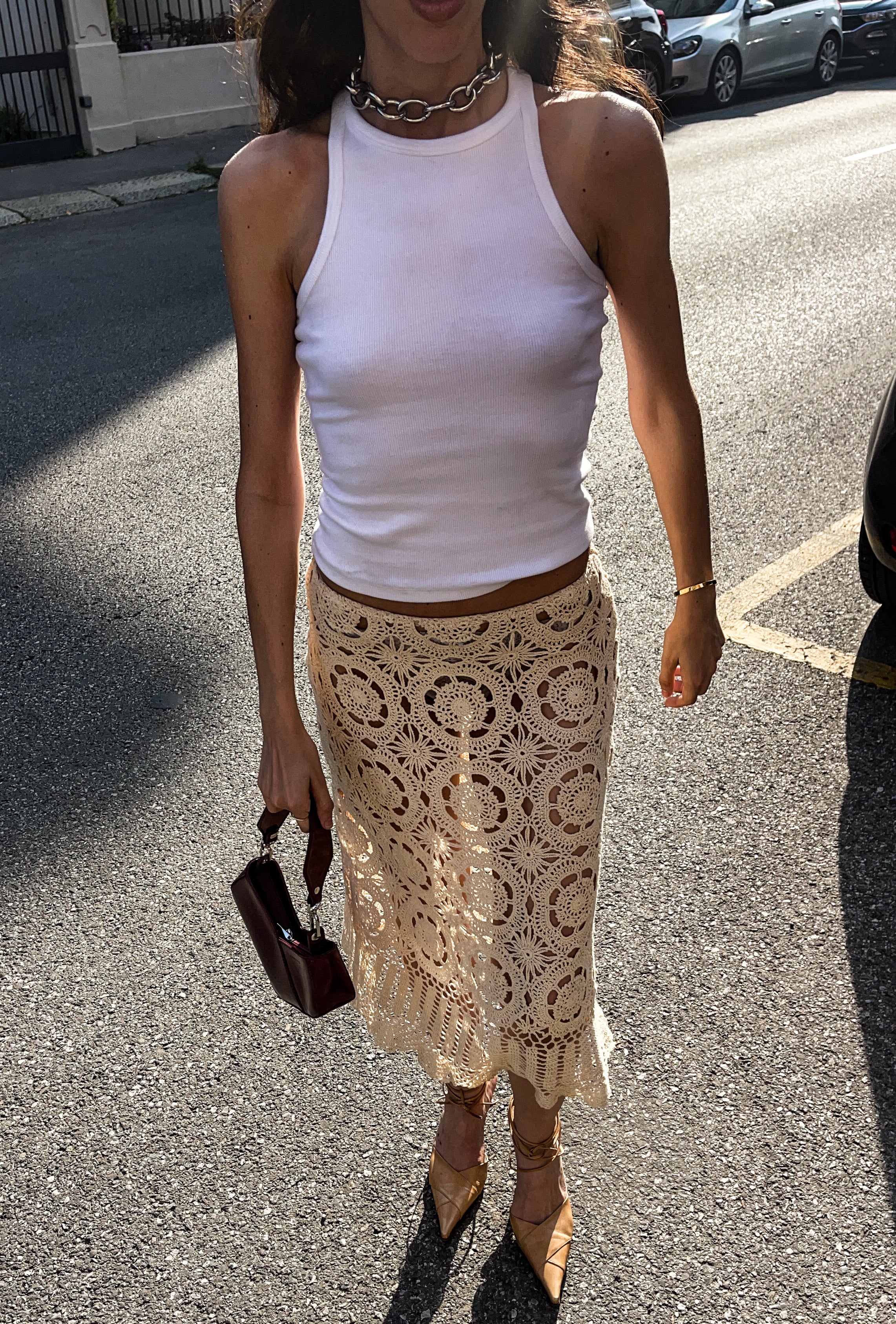 Crochet skirt