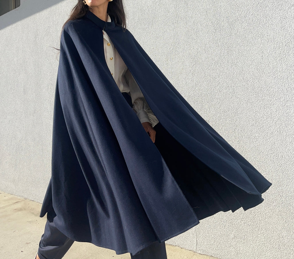 Wool cape
