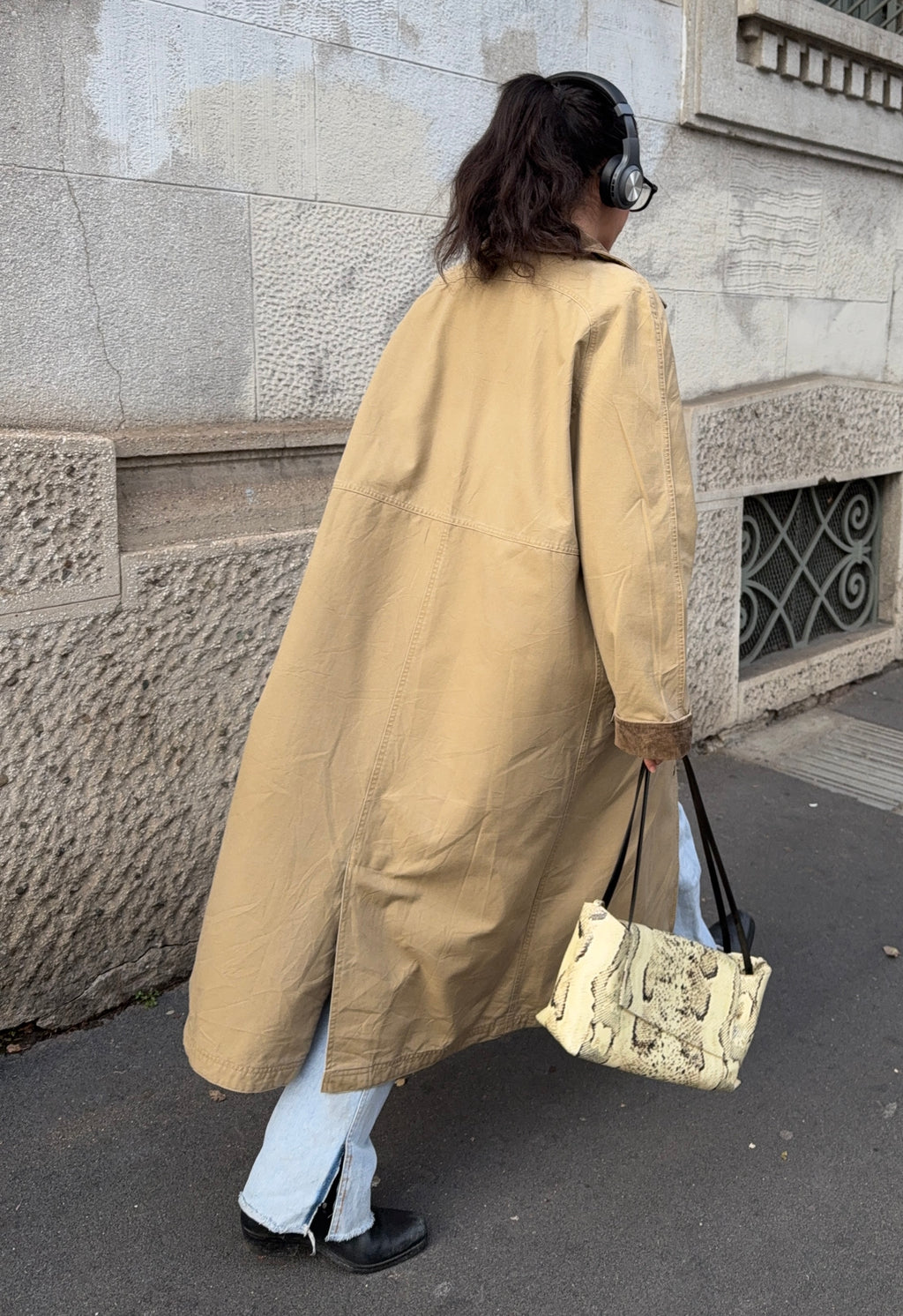 Cotton long jacket