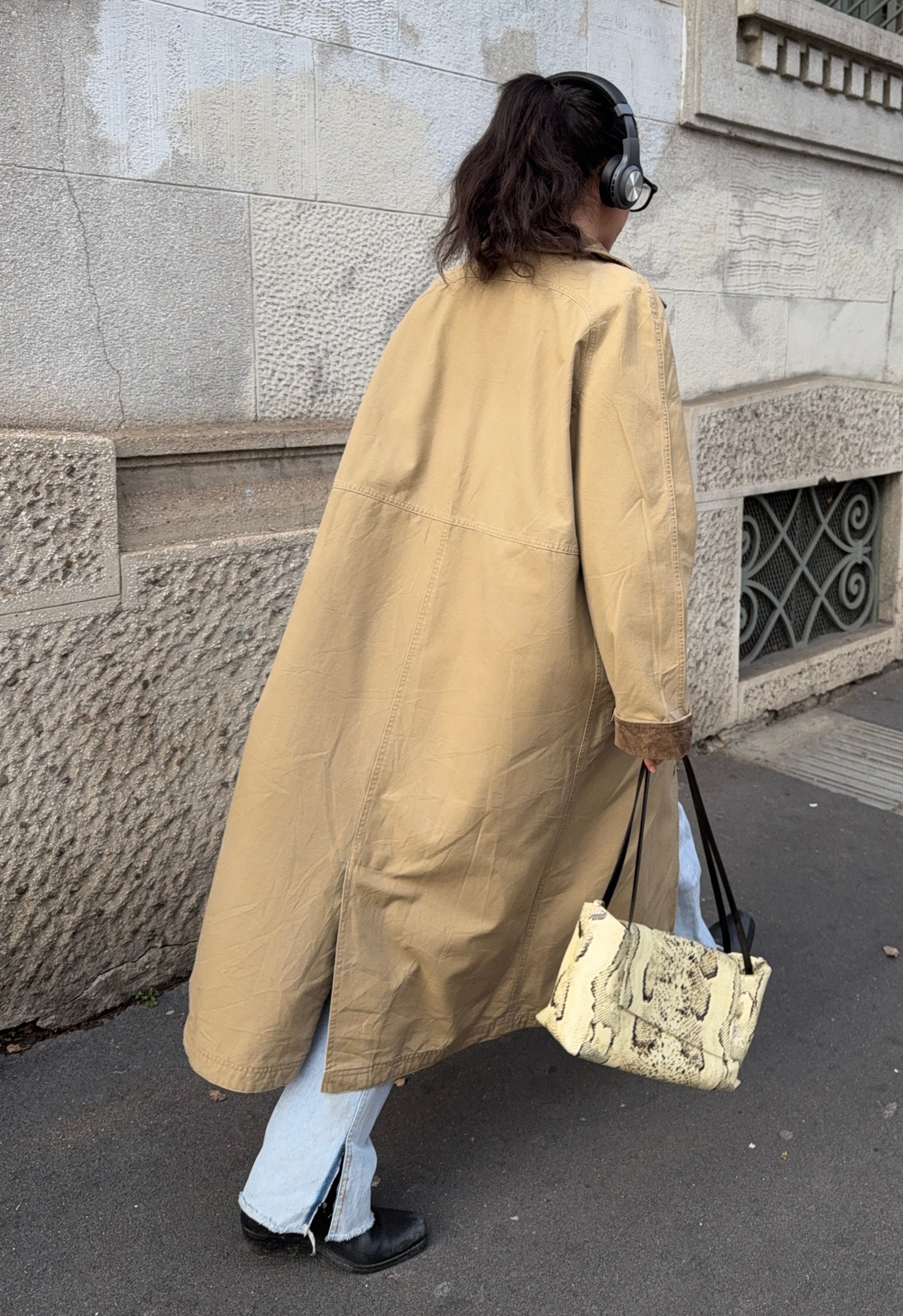 Cotton long jacket