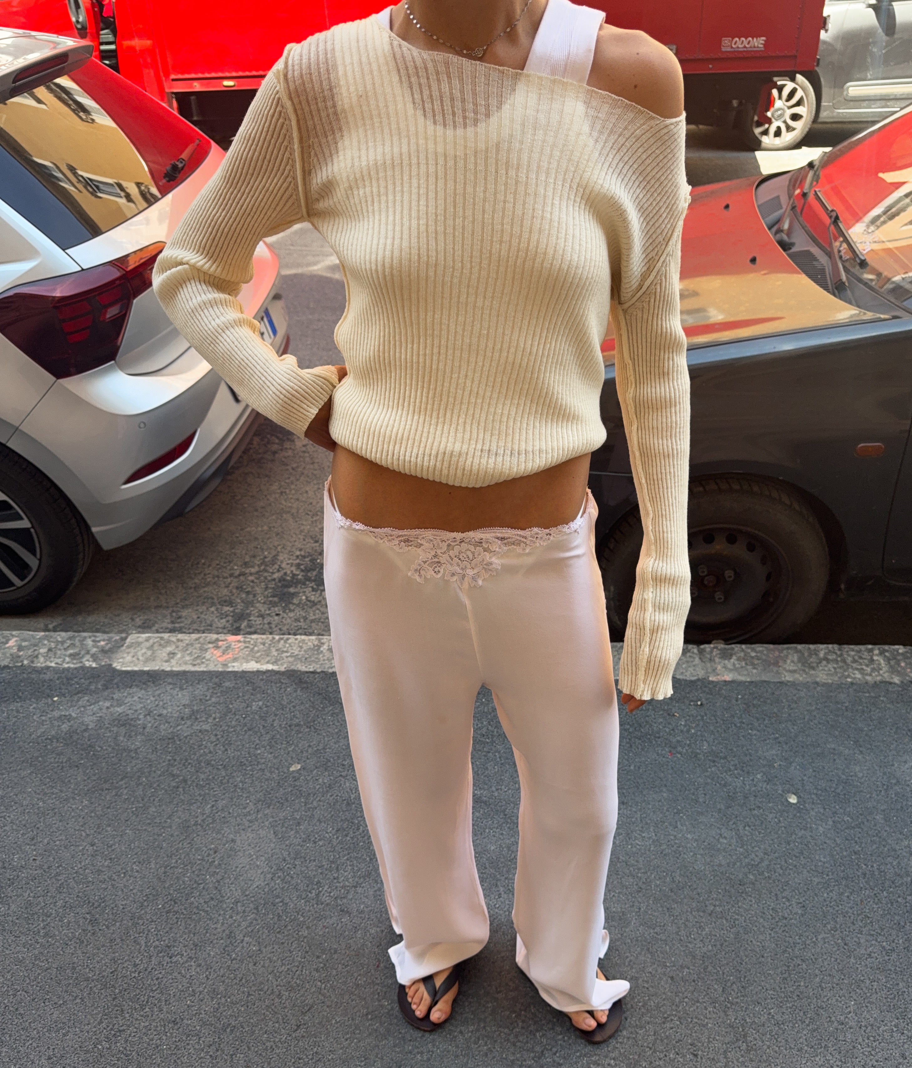 100% silk pants