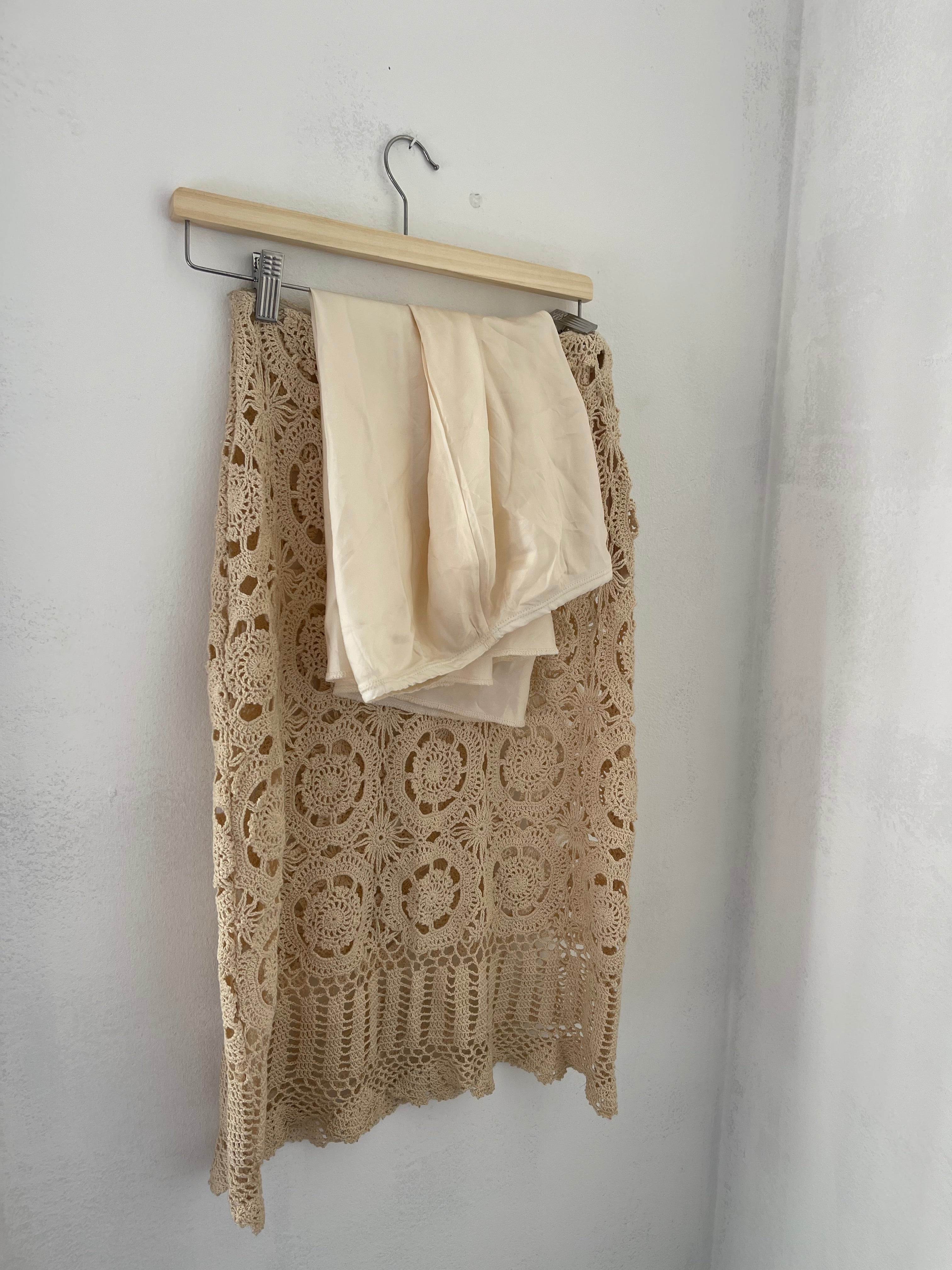 Crochet skirt