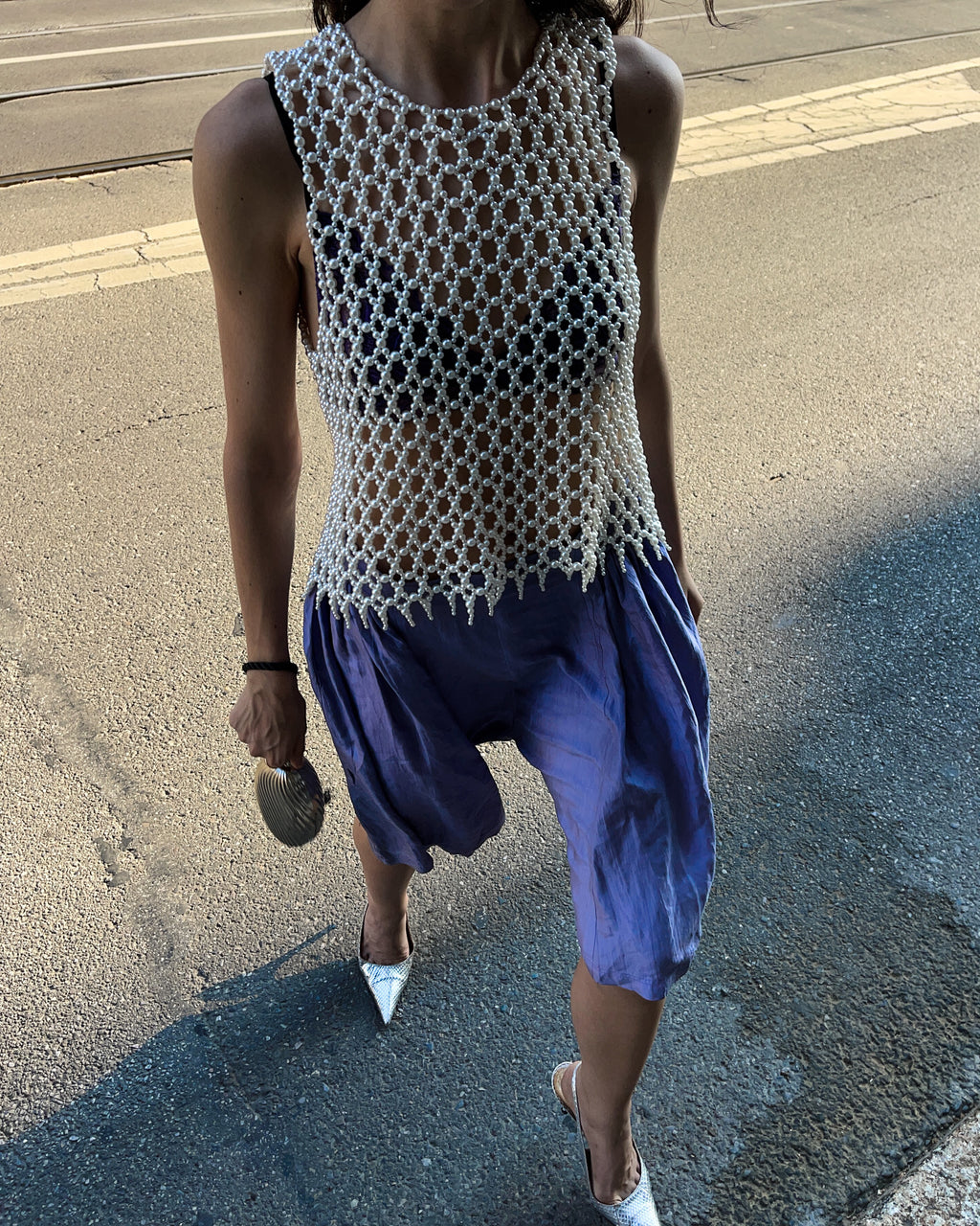 Gonna pantalone 100 seta