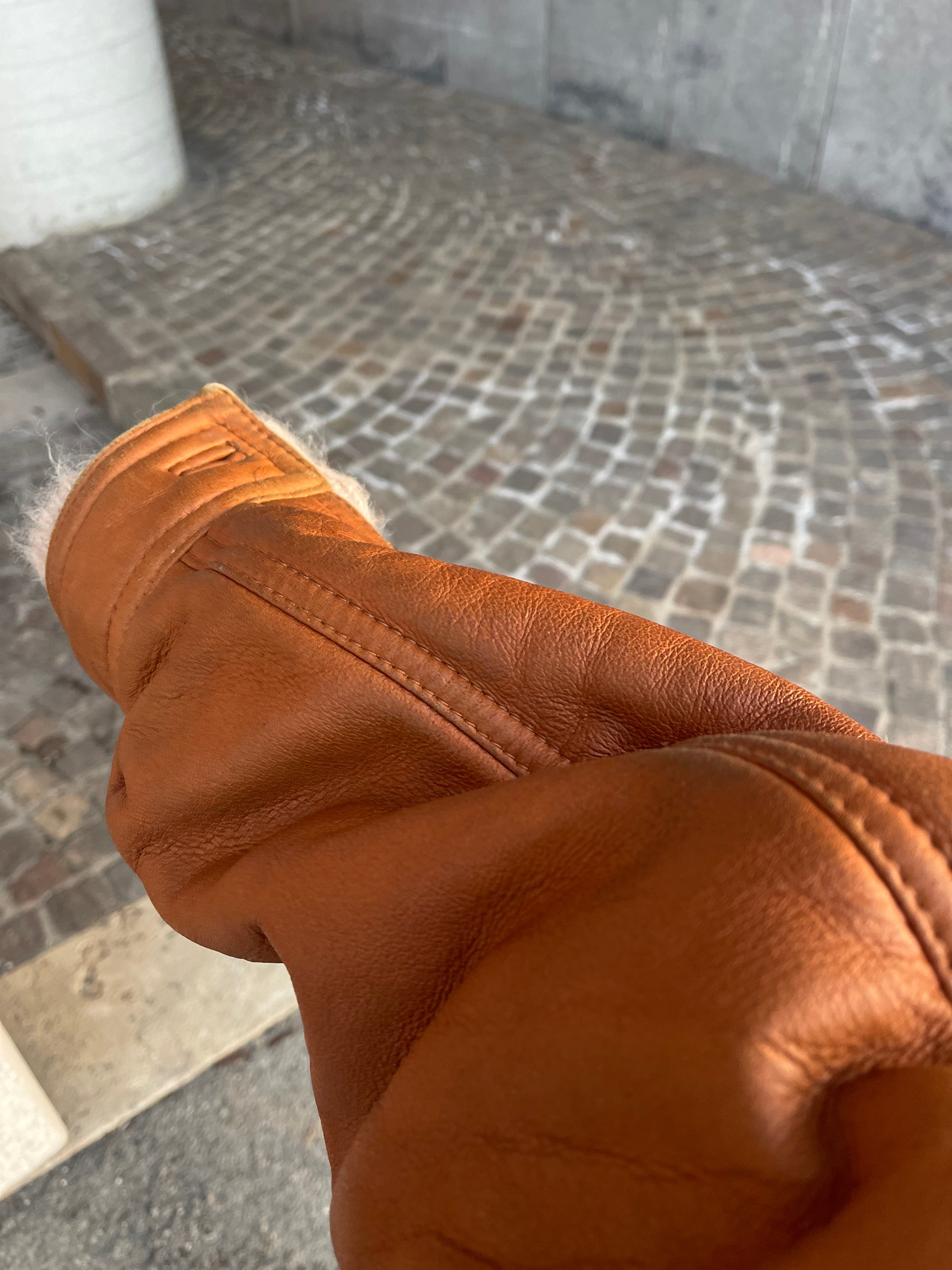 Shearling bomber