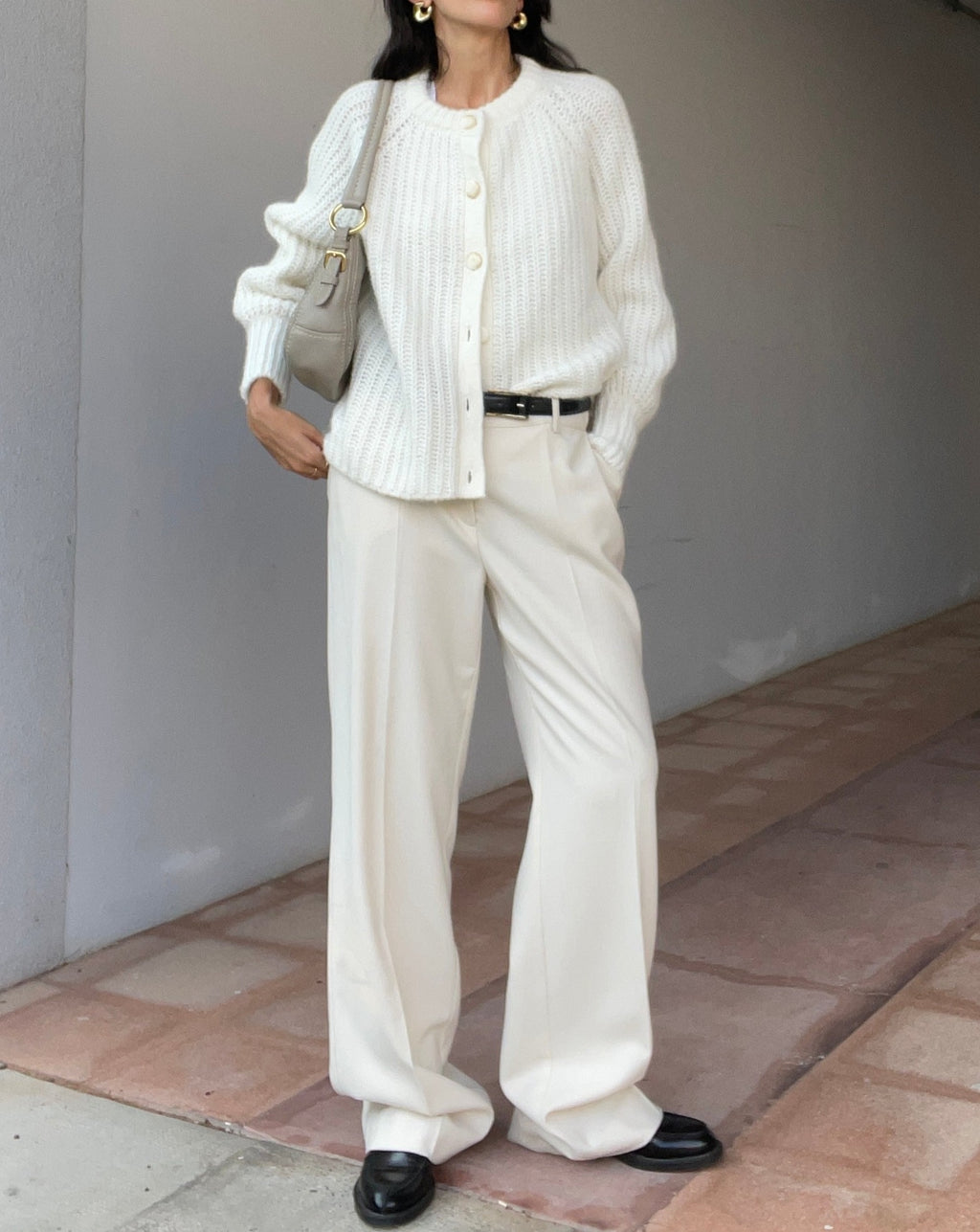 White marella trousers
