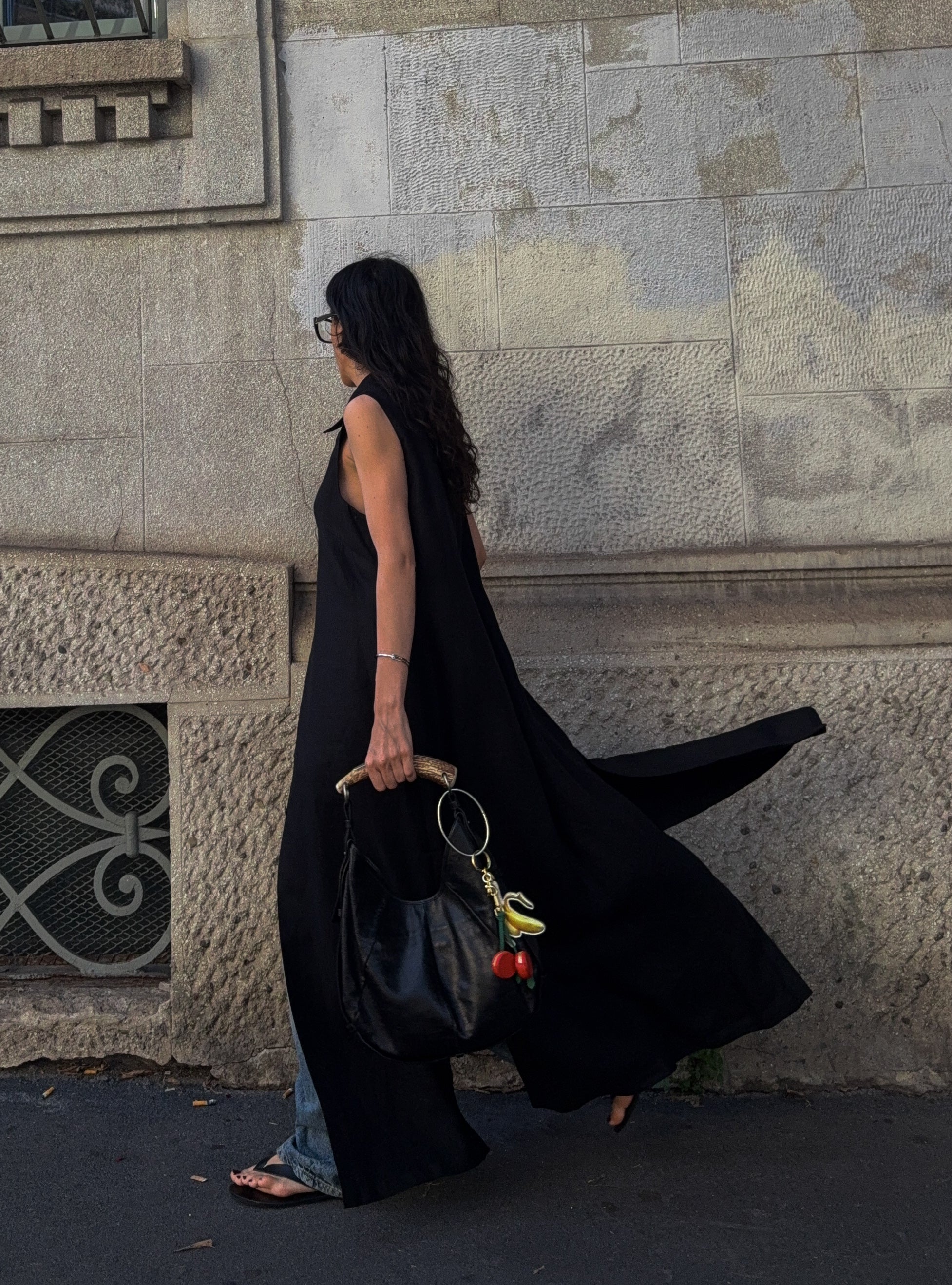 100 linen maxi dress / shirt