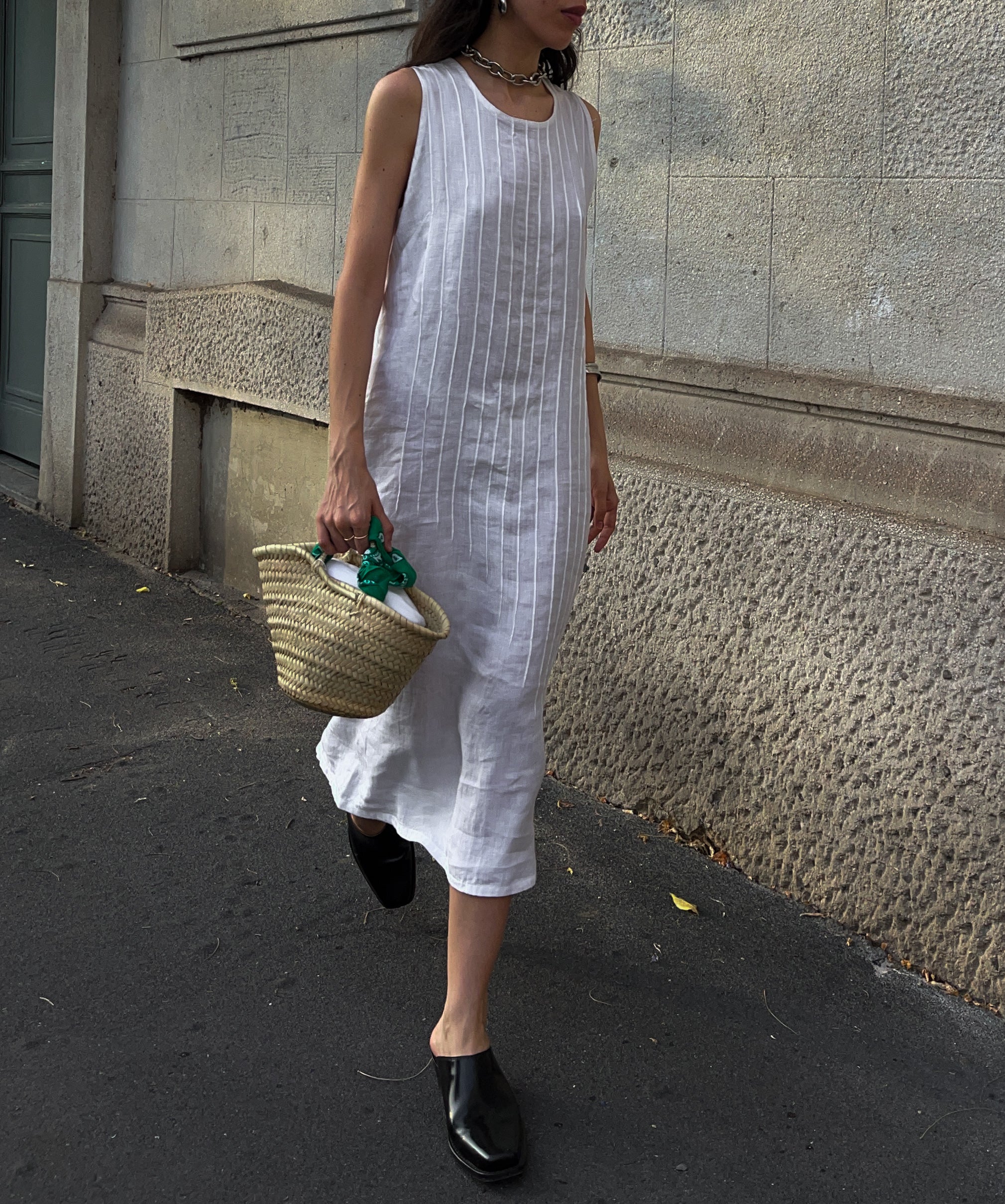 100 linen dress