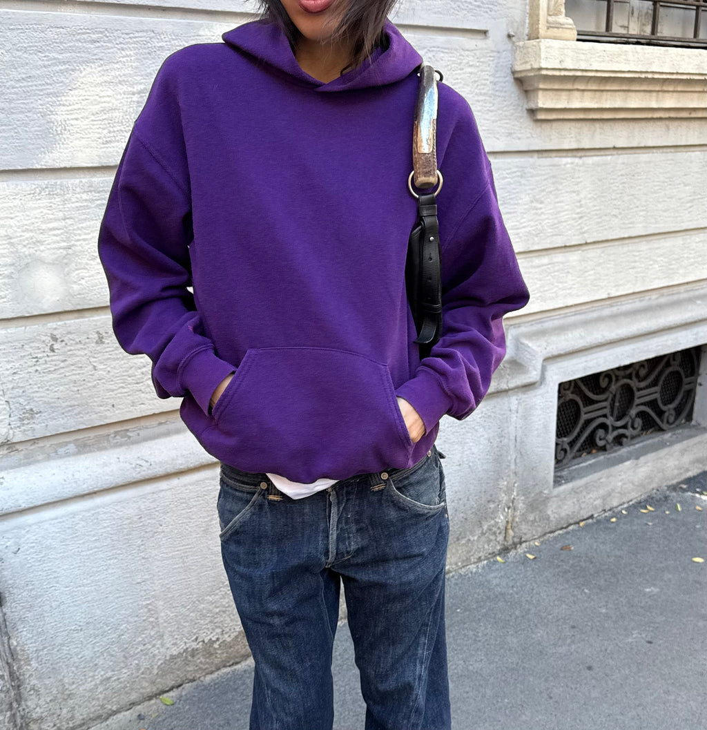 Vintage violet hoodie