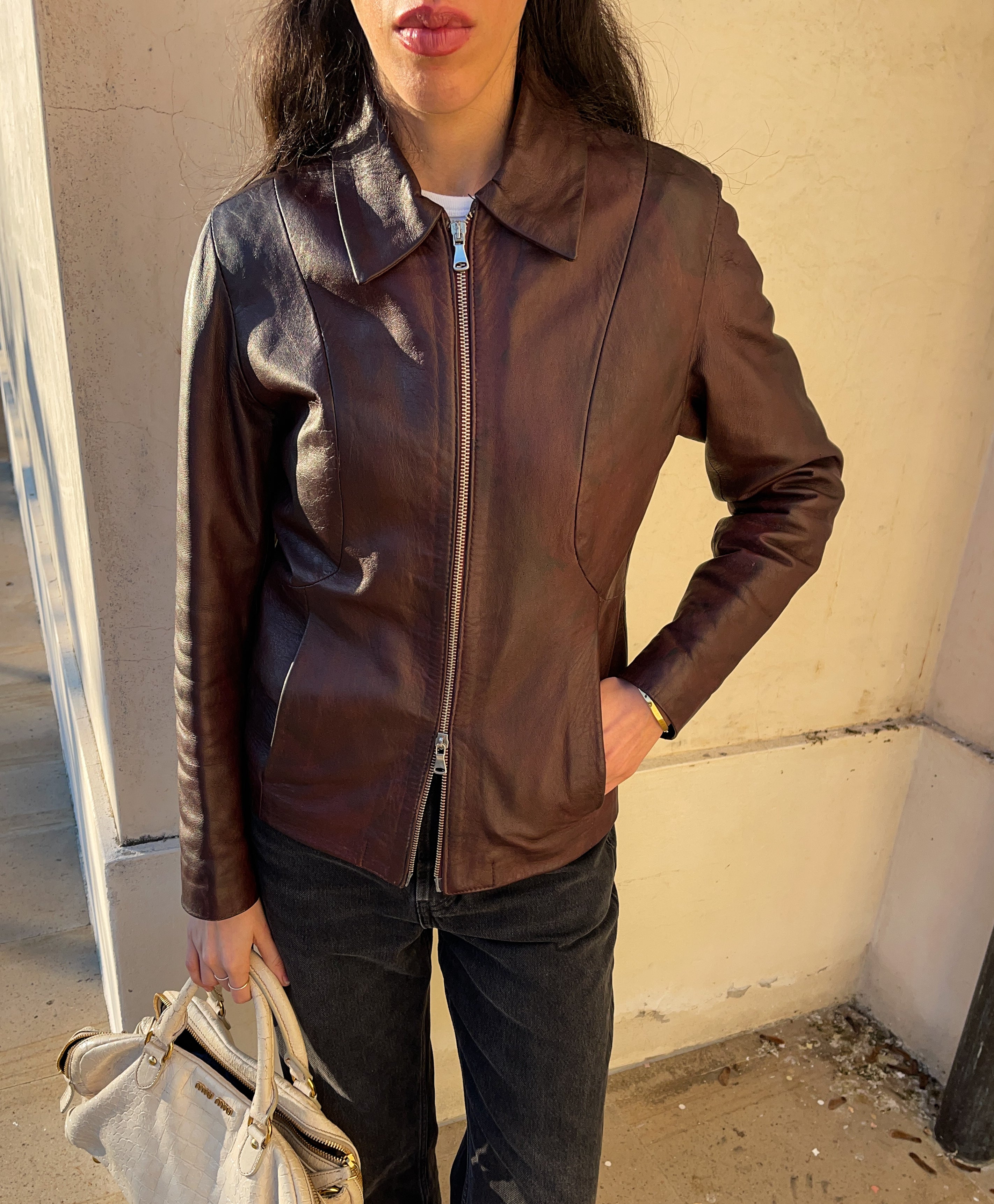 90s Burgundish jacket