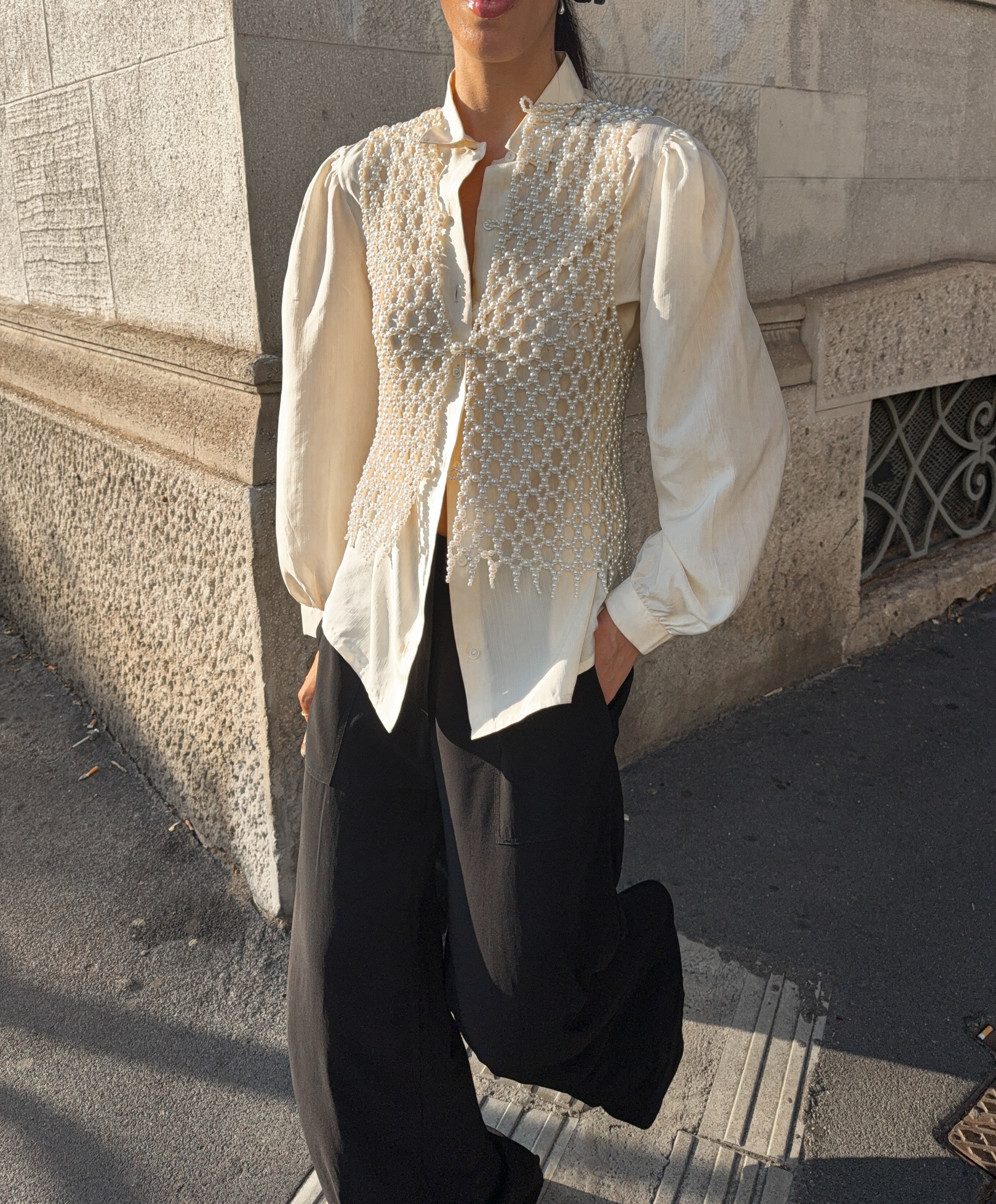 100 silk palloncino shirt