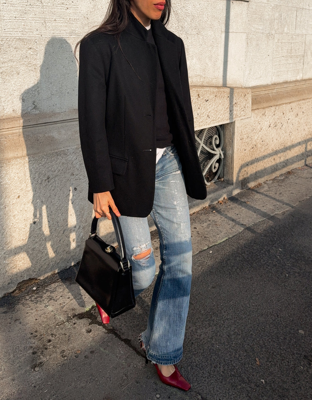 Wool marella black blazer