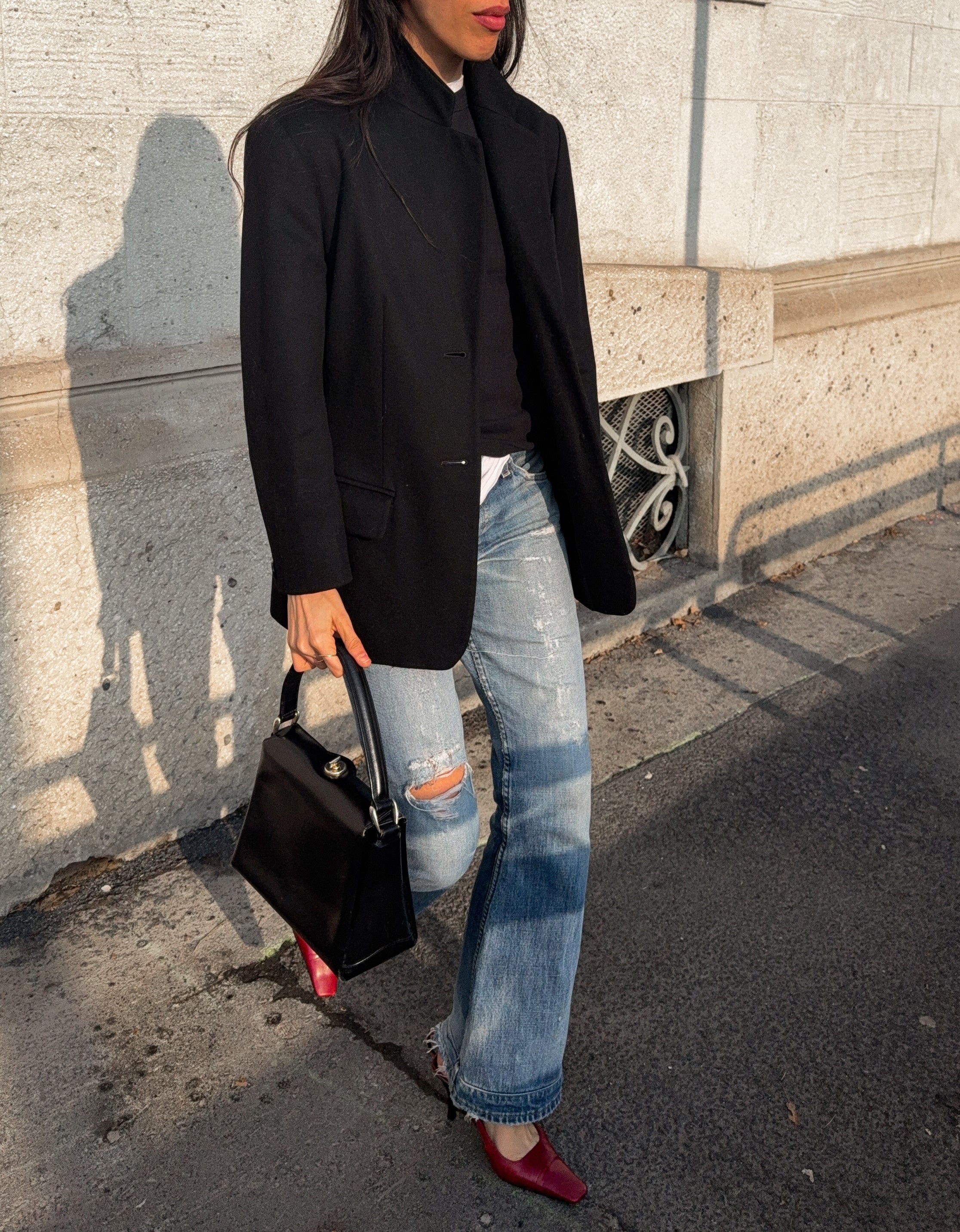 Wool marella black blazer