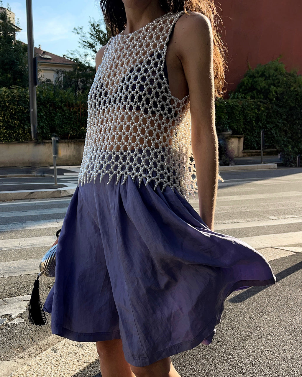Gonna pantalone 100 seta