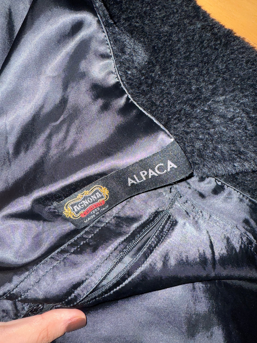 Black Alpaca coat