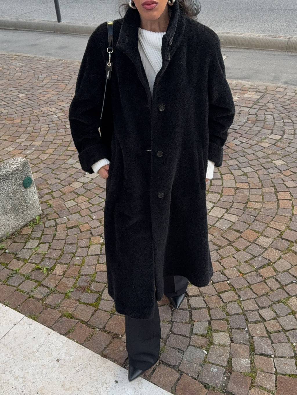 Black Alpaca coat