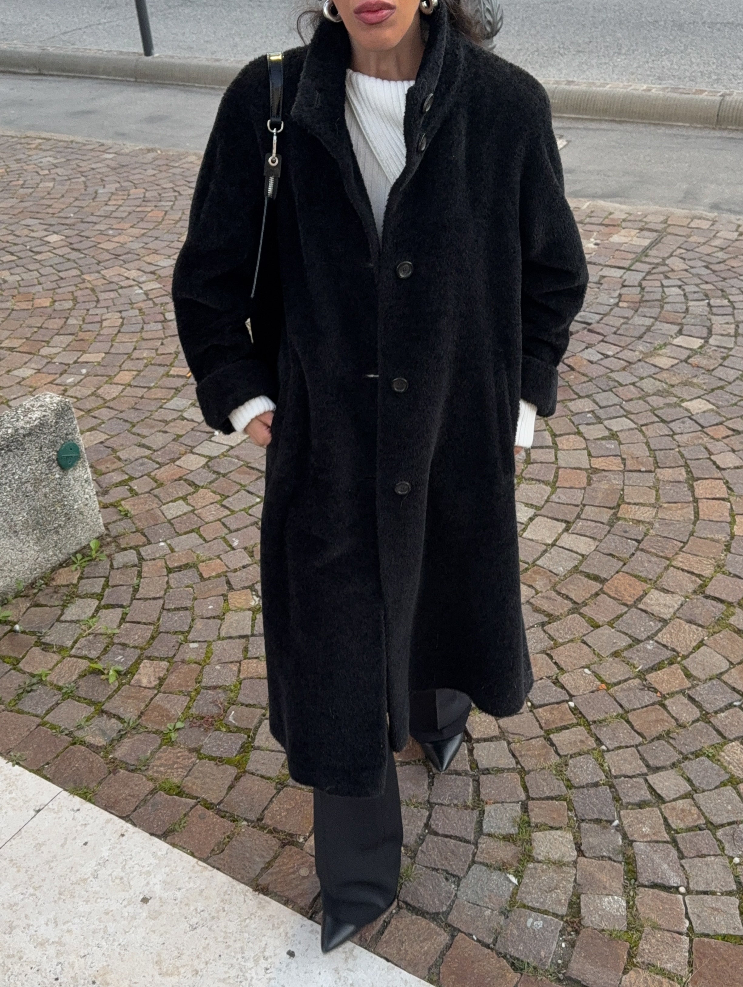 Black Alpaca coat