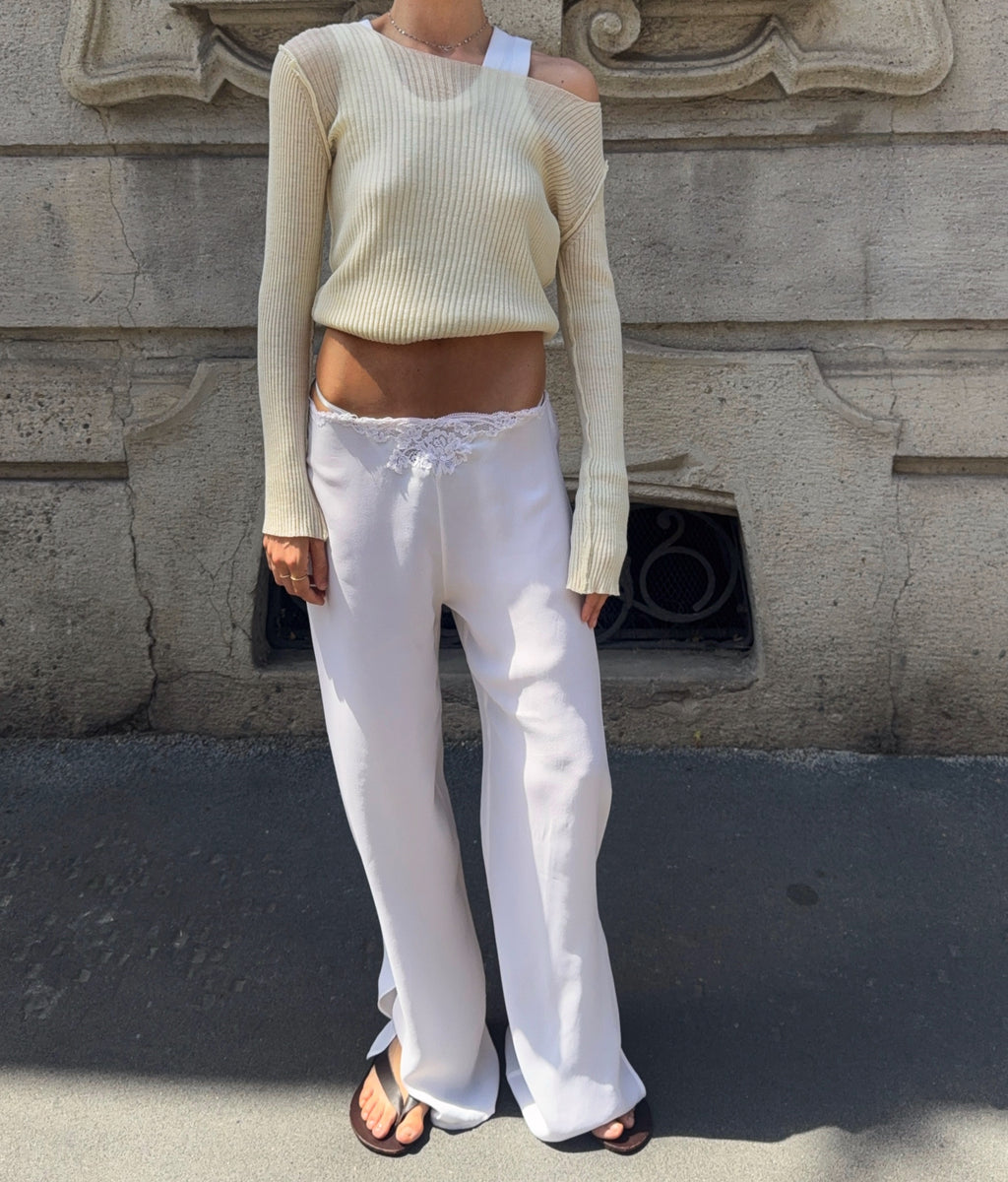 100% silk pants