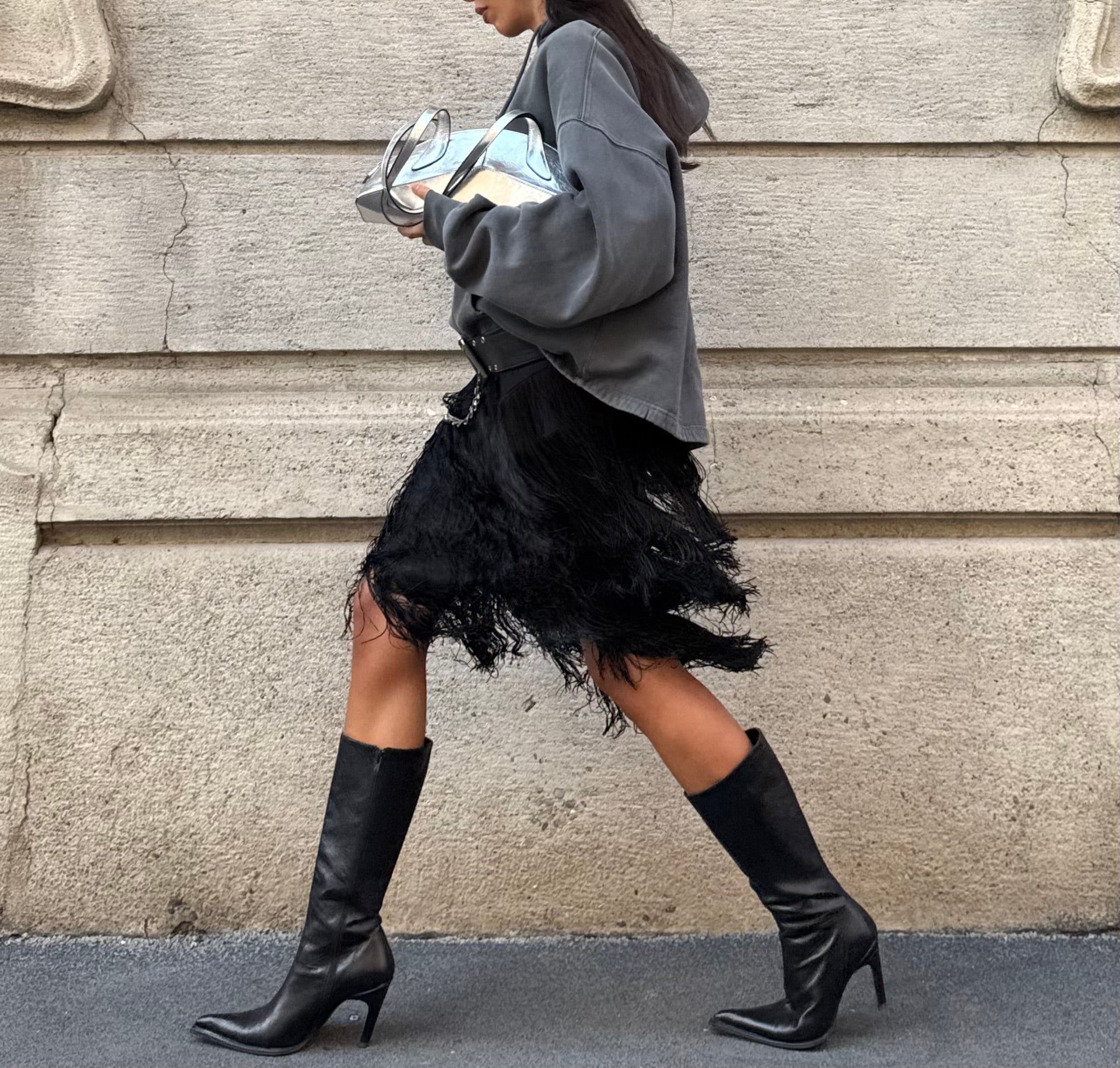 Fringed dress