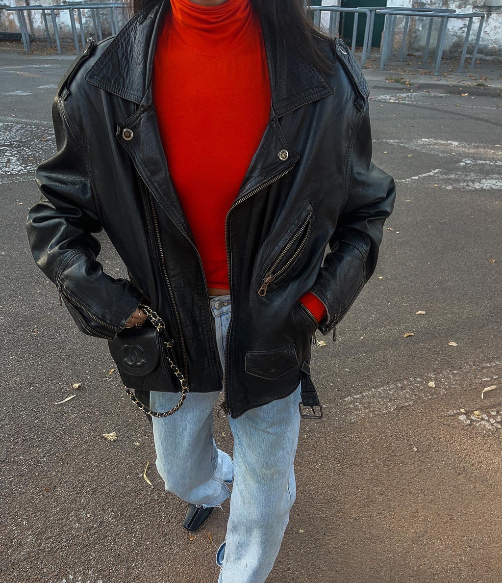 Chiodo 80s nappa