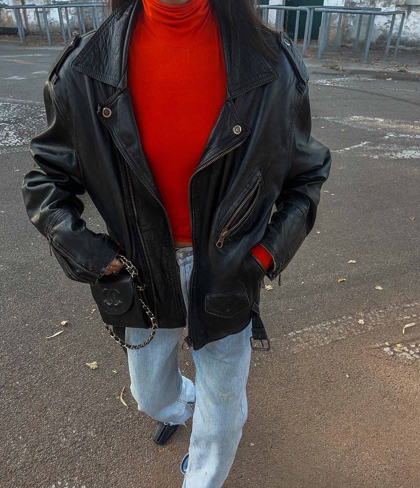 Chiodo 80s nappa