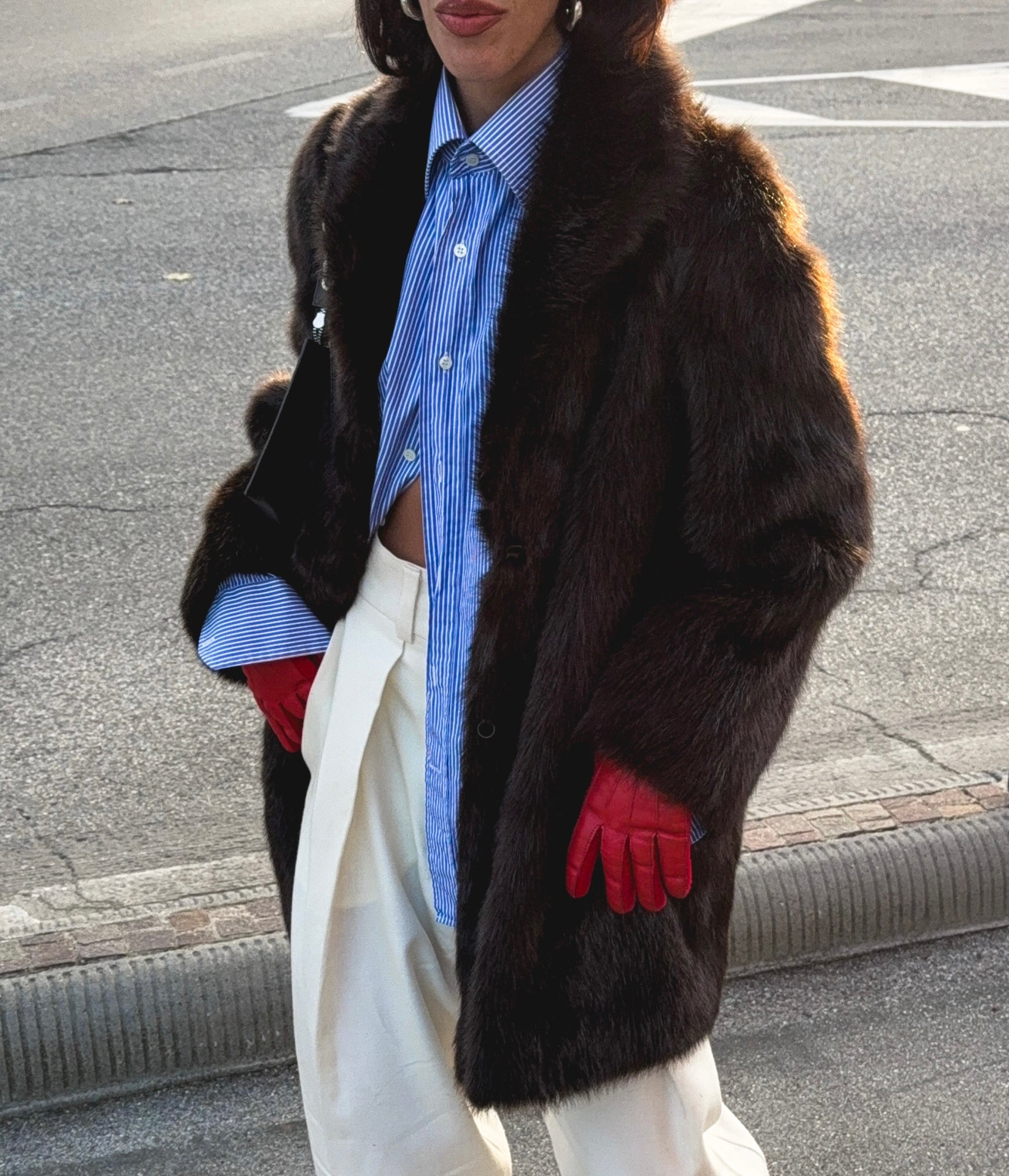 Faux fur vintage