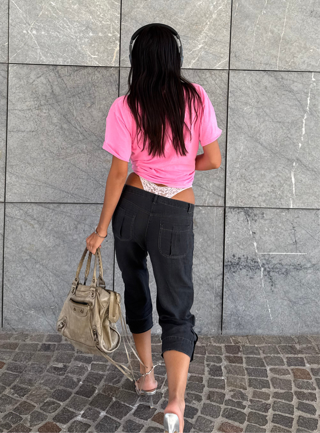 Linen Capri pants