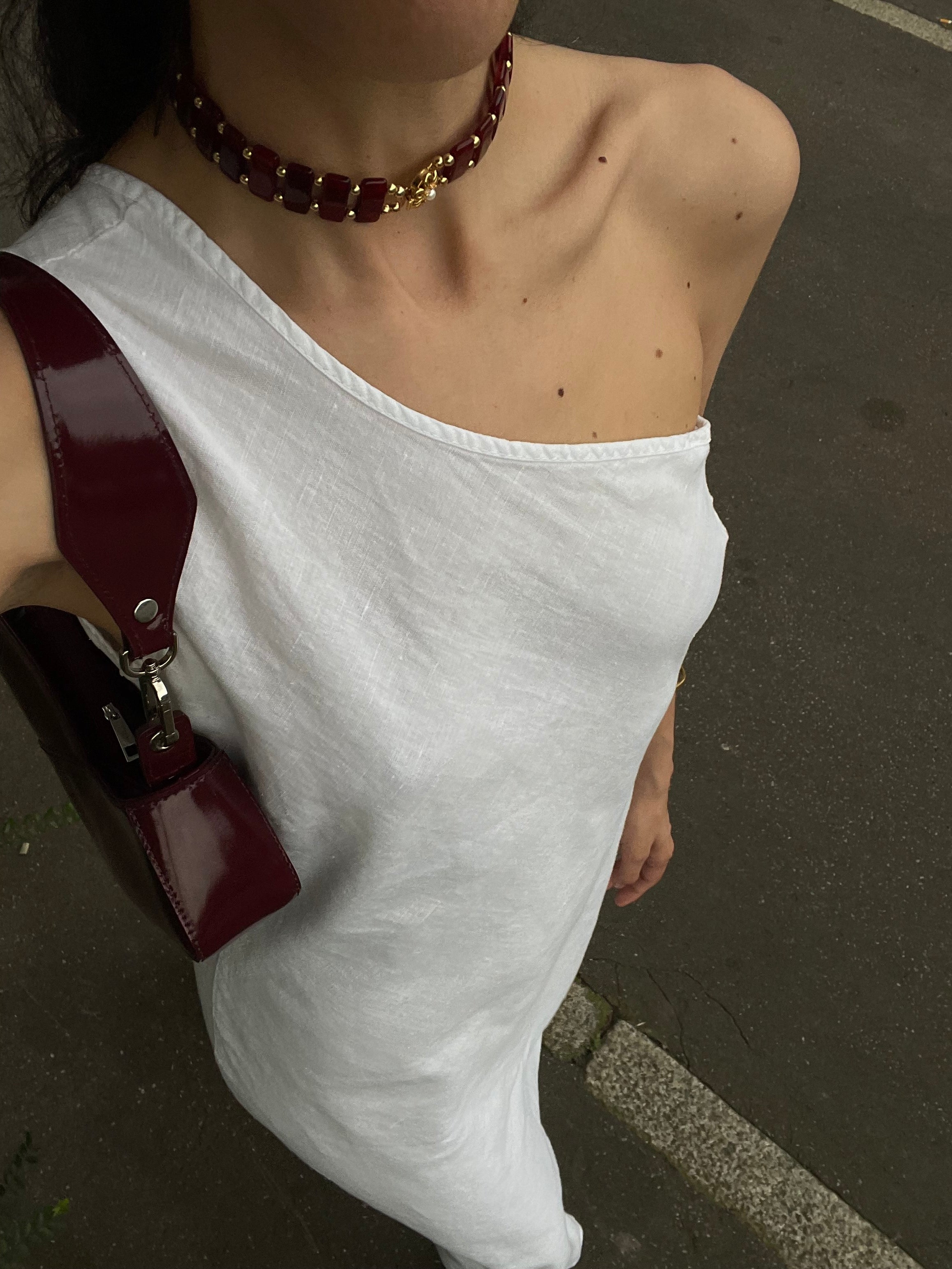 Monospalla linen dress