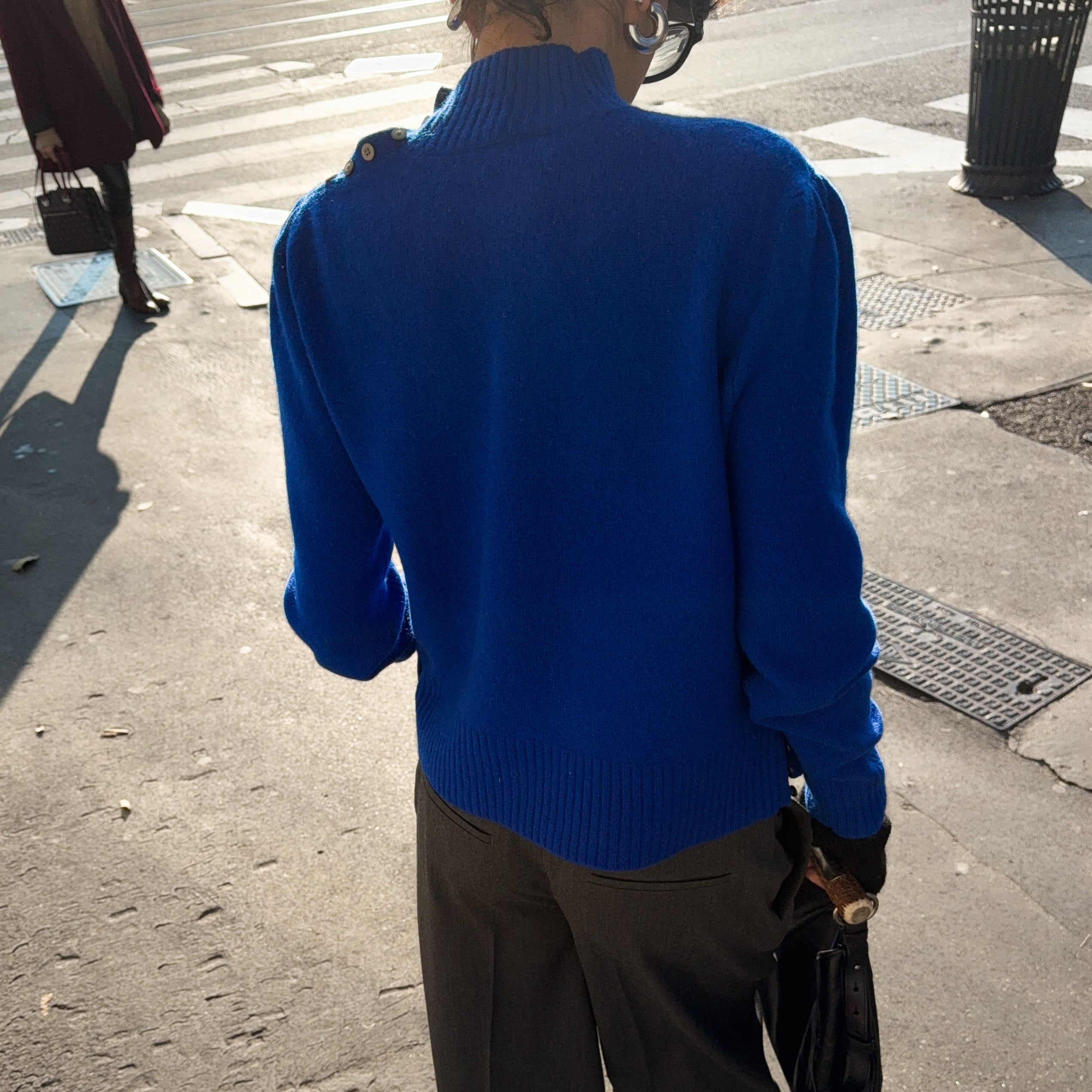 100% lambswool blue jumper