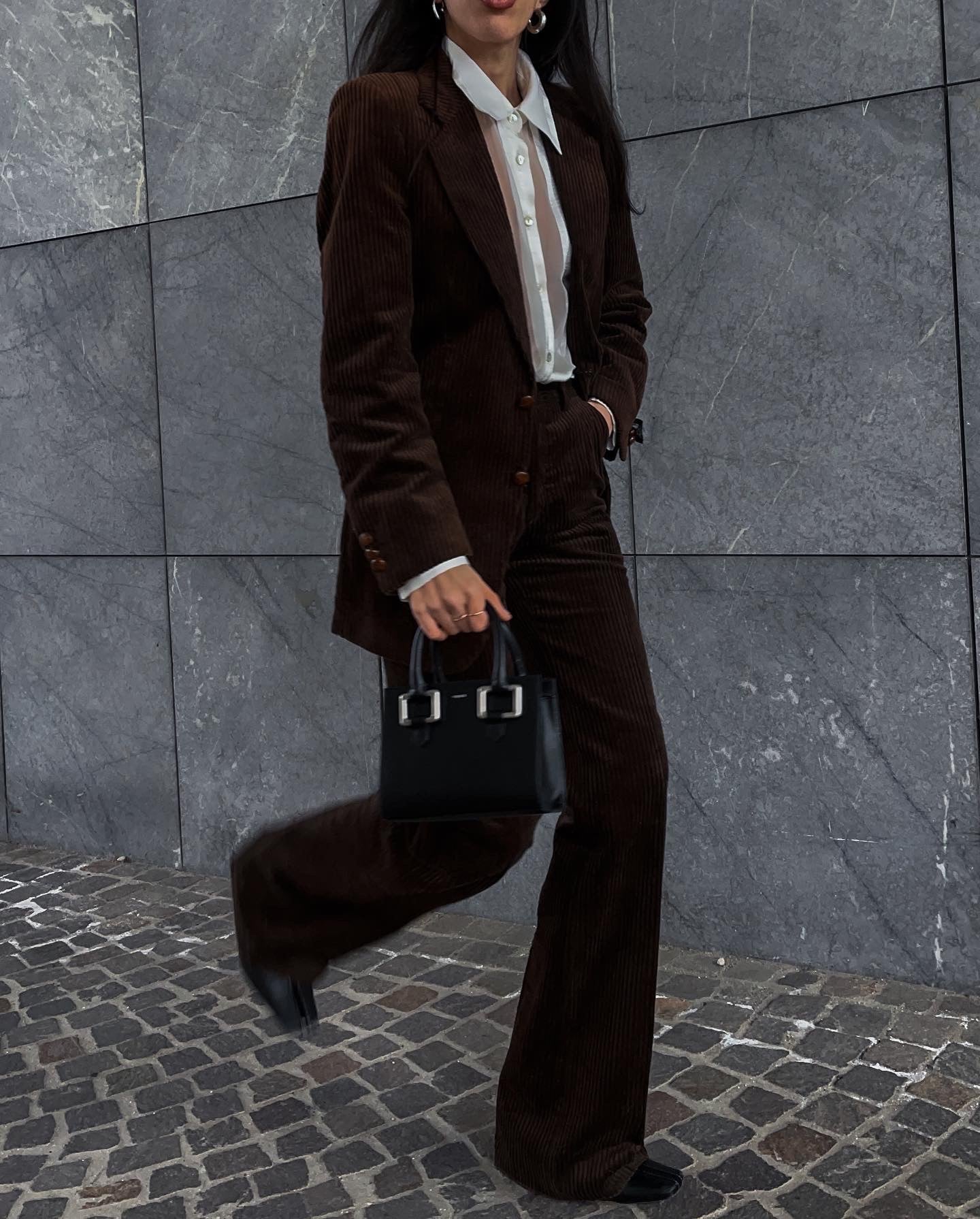 Chocolate Velvet suit