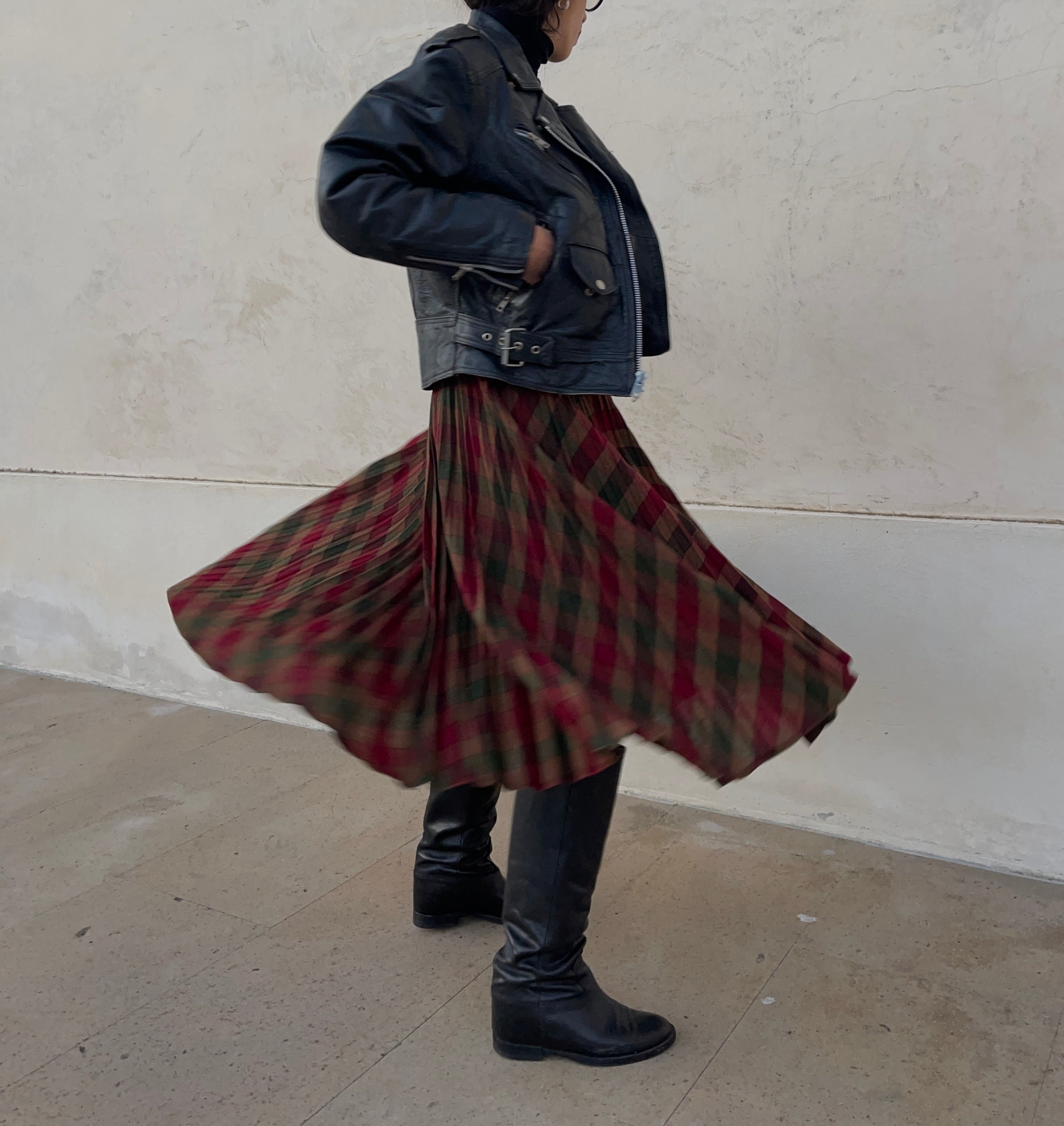 Wool skirt