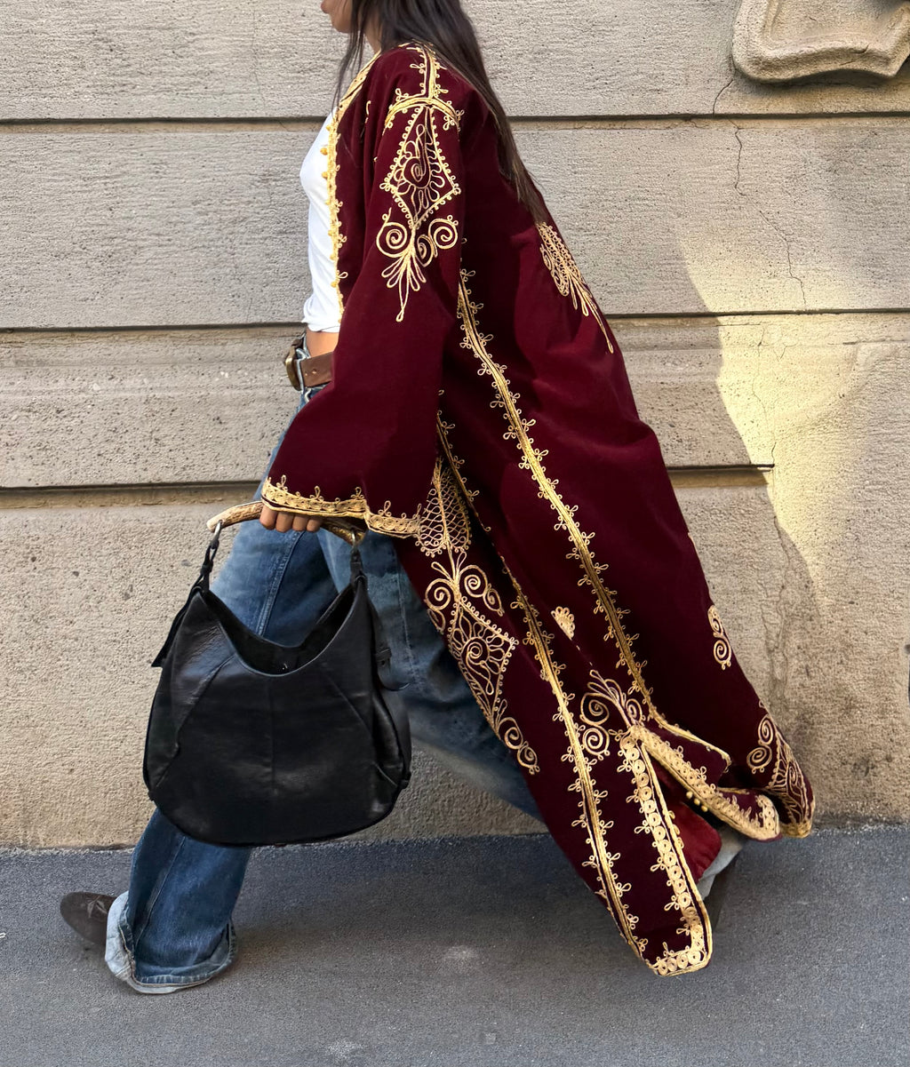 Radical chic queen coat