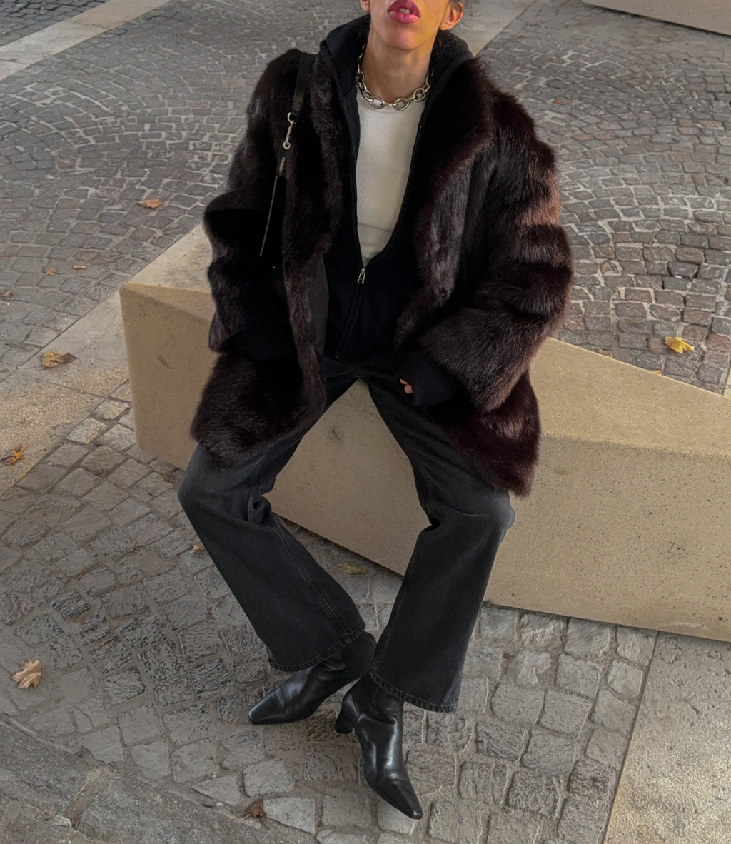 Faux fur vintage