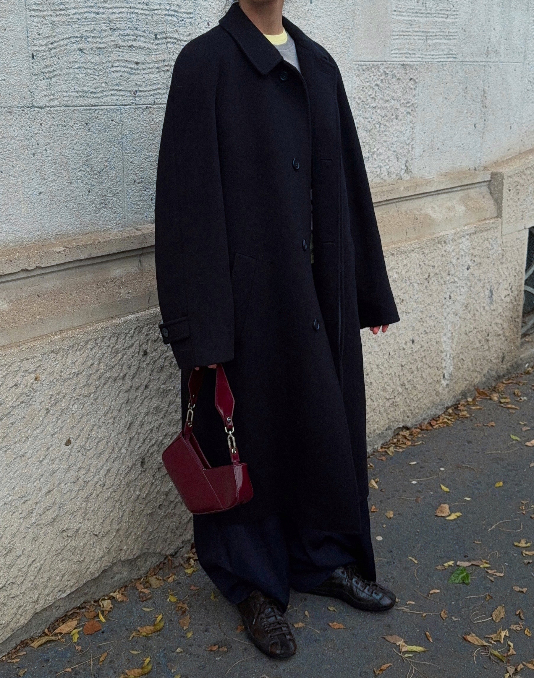Blue collar coat